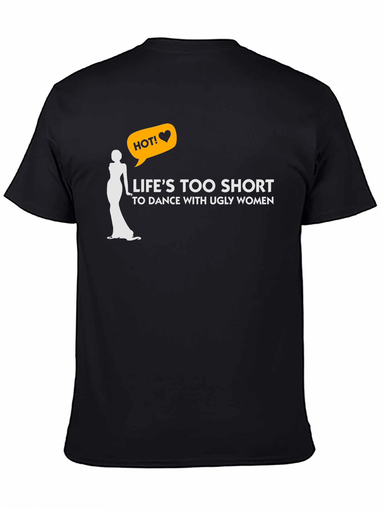Black Life's Too Short Graphic T-Shirt view 4