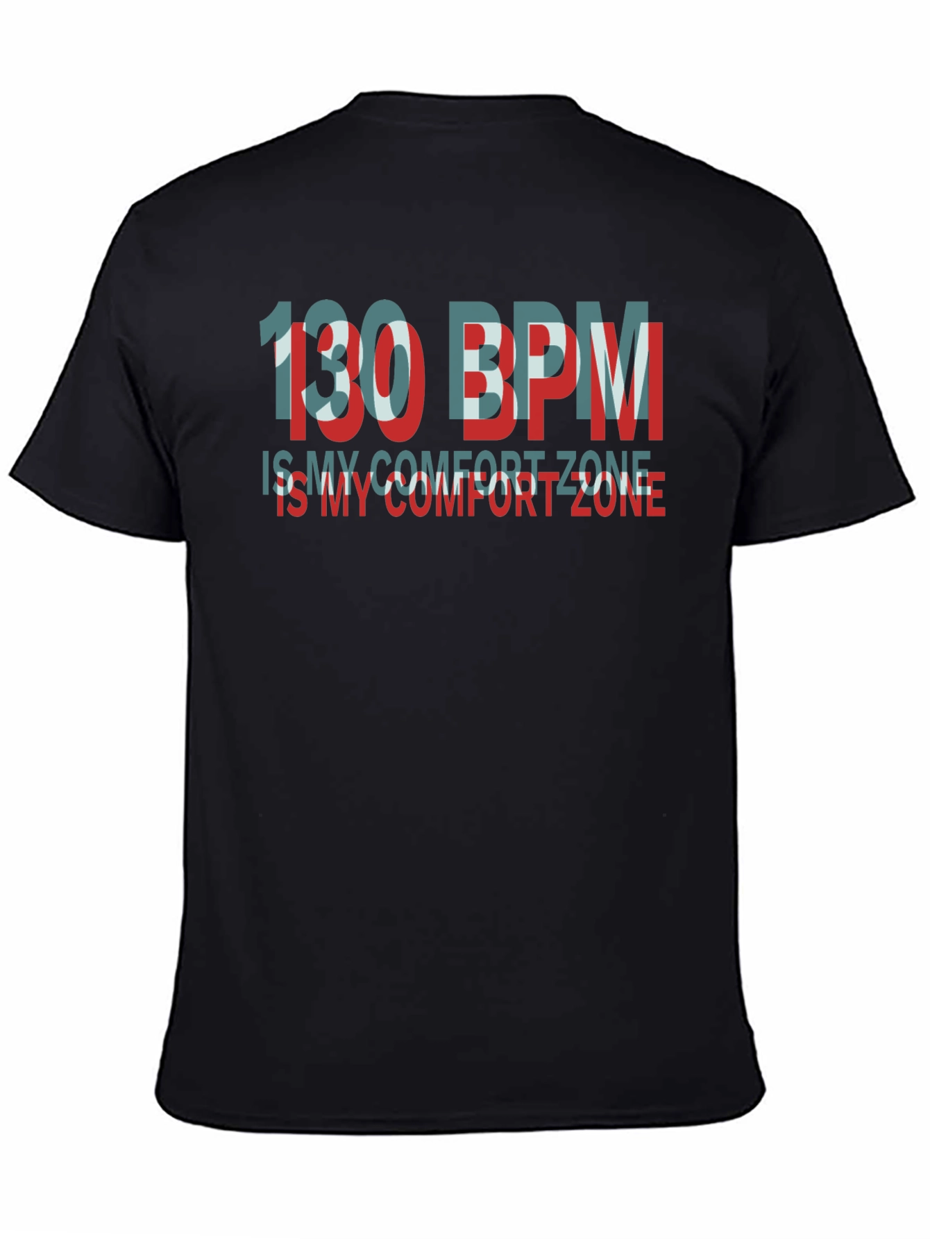 130 BPM Comfort Zone Black T-Shirt - 4