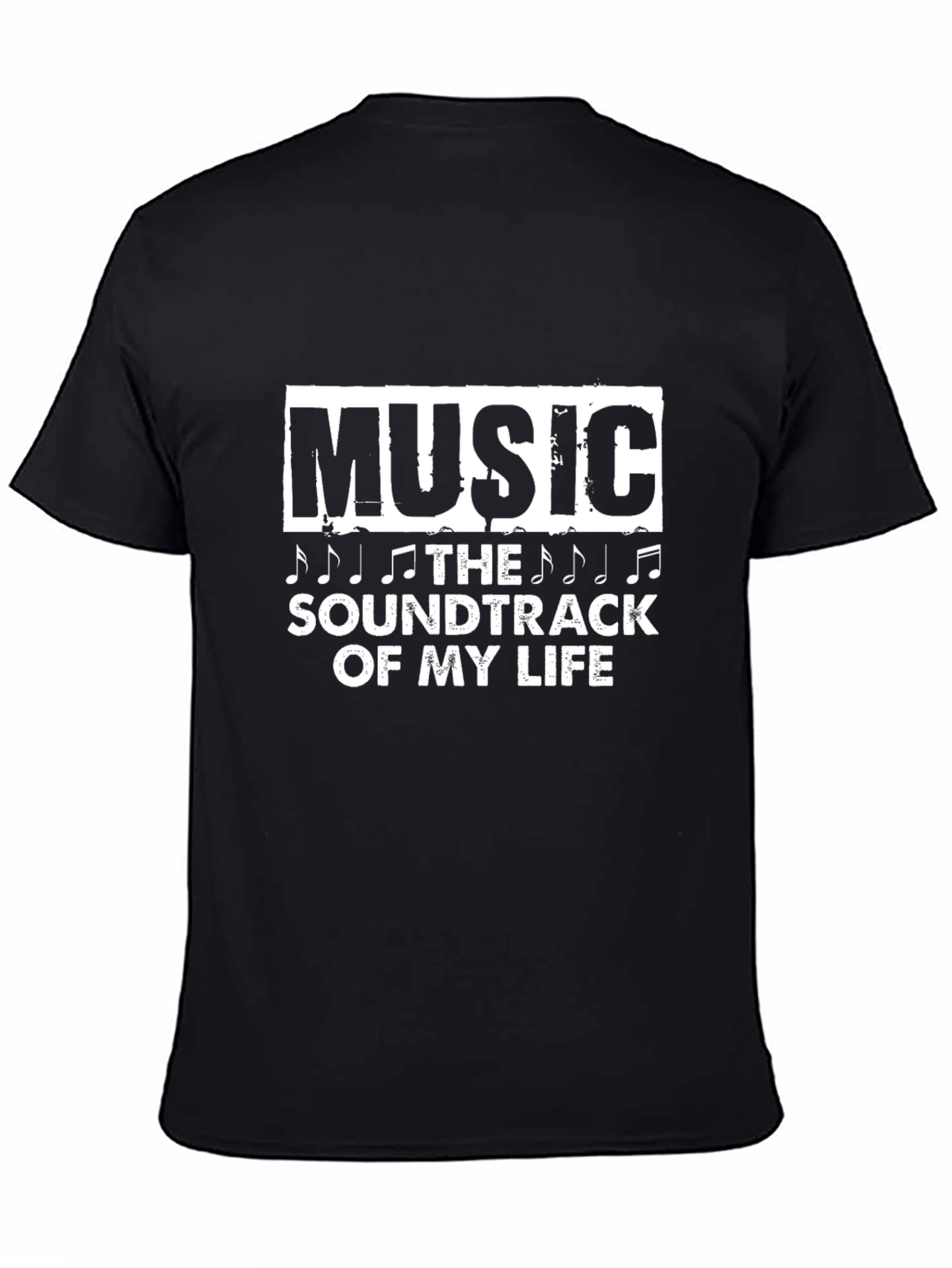 Black Music Soundtrack of My Life Graphic Tee view 4