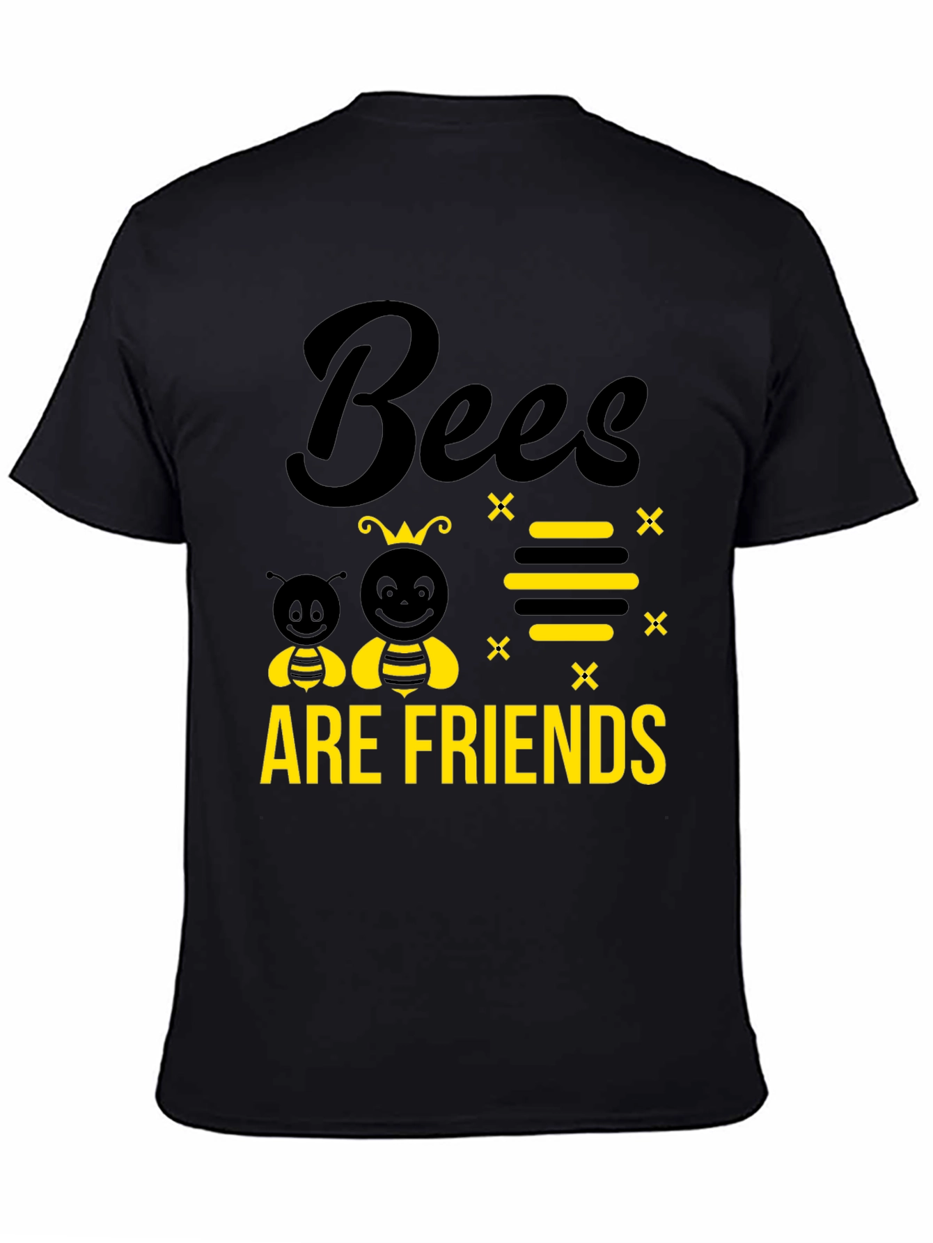 Bees Are Friends Graphic Tee - 4