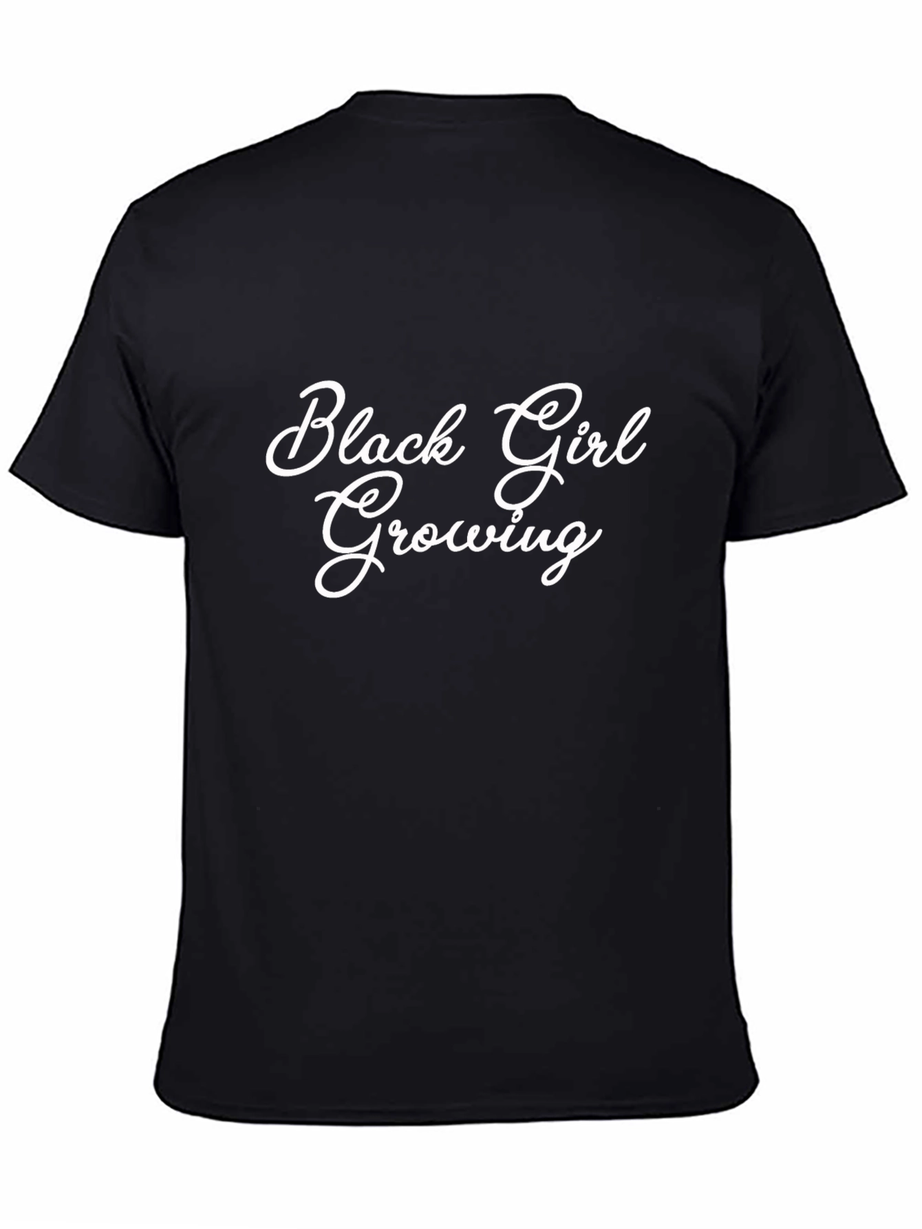 Black Black Girl Growing Graphic Tee - Stylish Unisex T-Shirt view 4