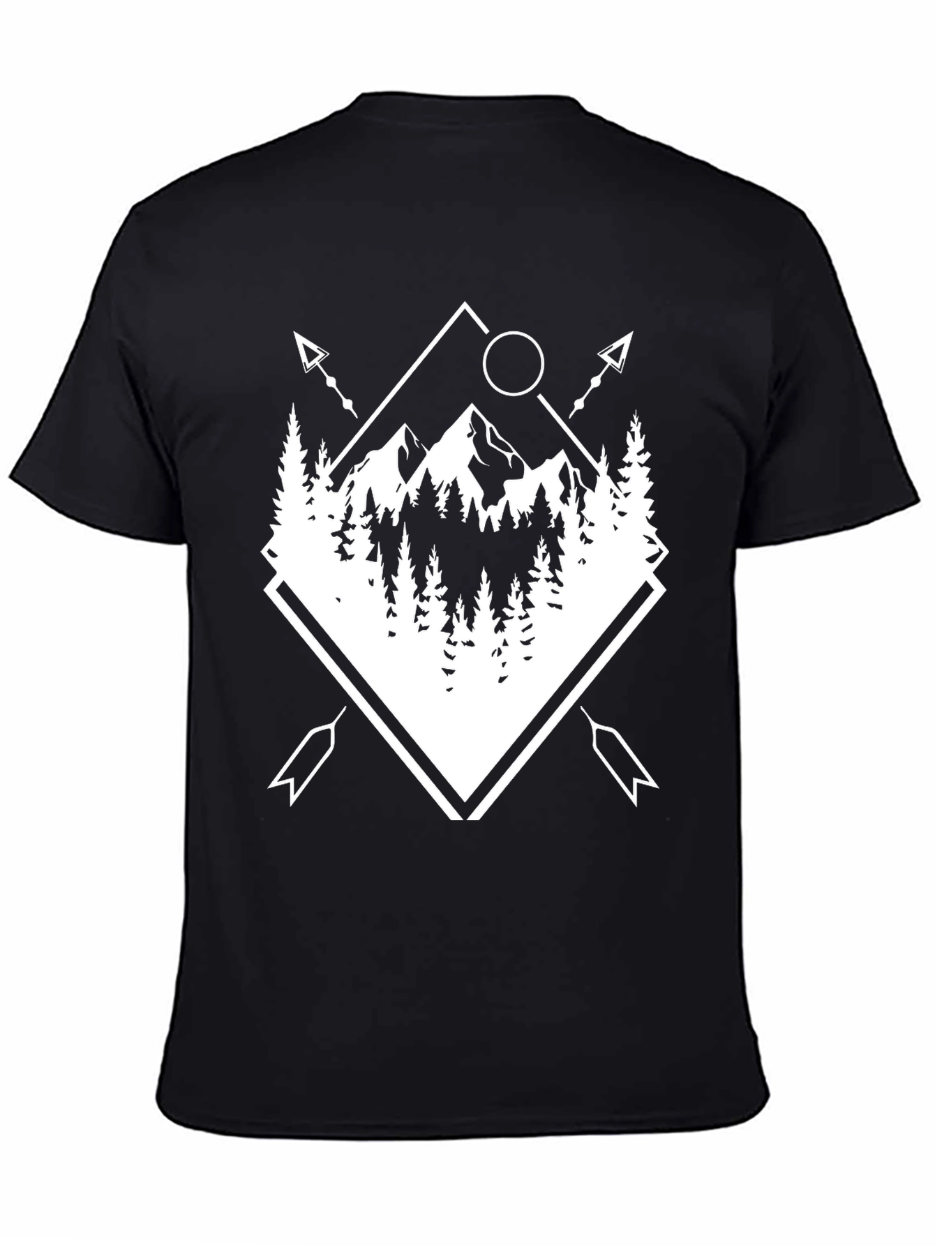 Black Mountain Graphic Tee: Nature Lover Apparel view 4
