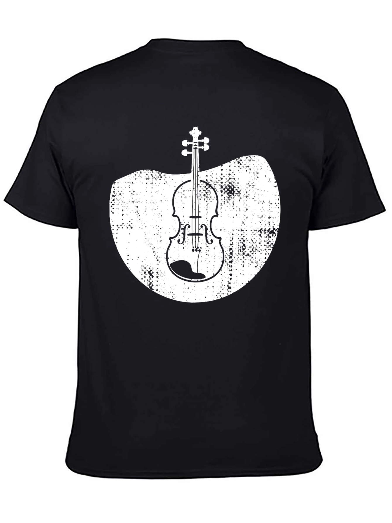 Black Violin Graphic Black T-Shirt view 4