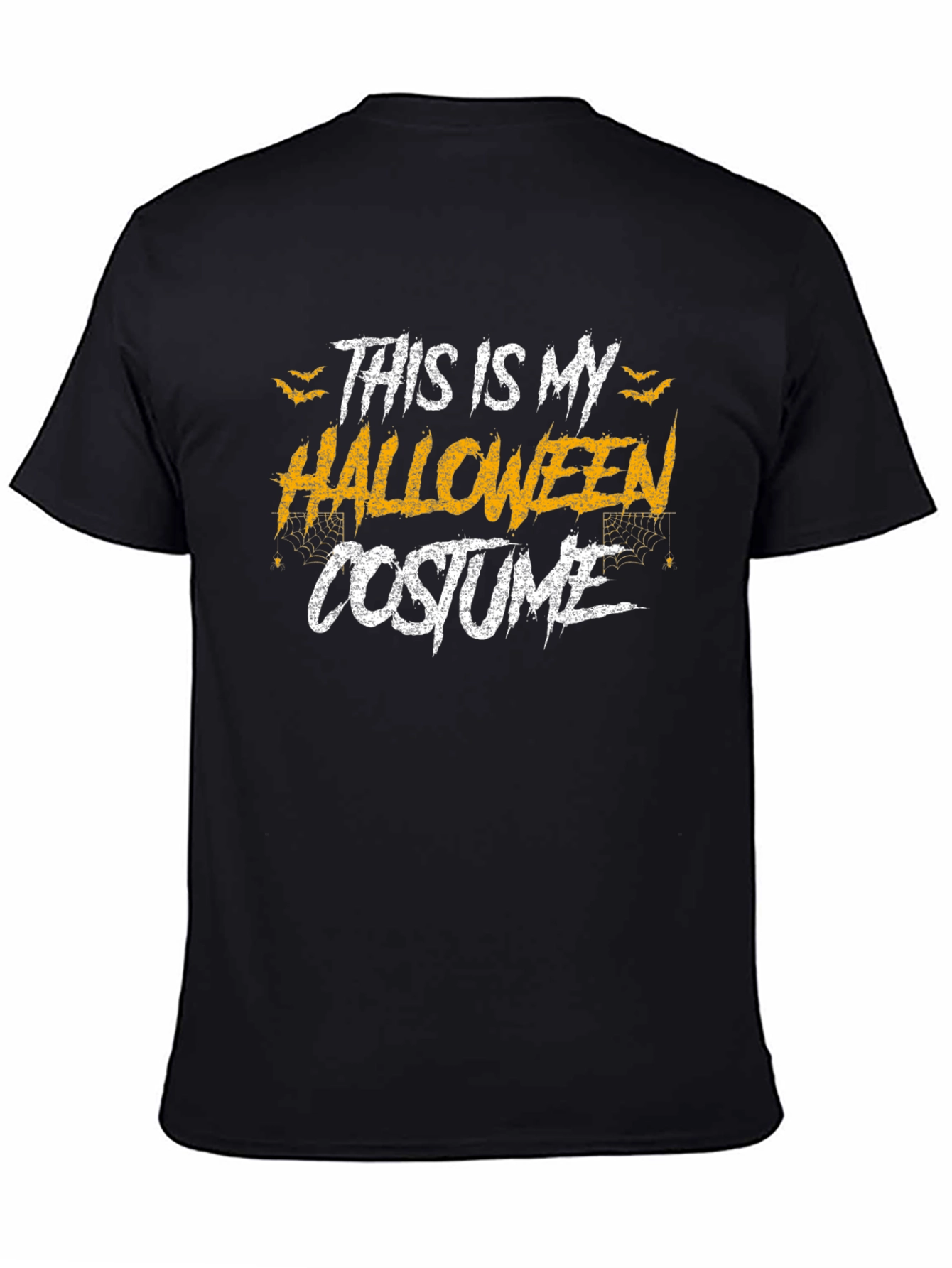 Black Halloween Costume Graphic Tee view 4