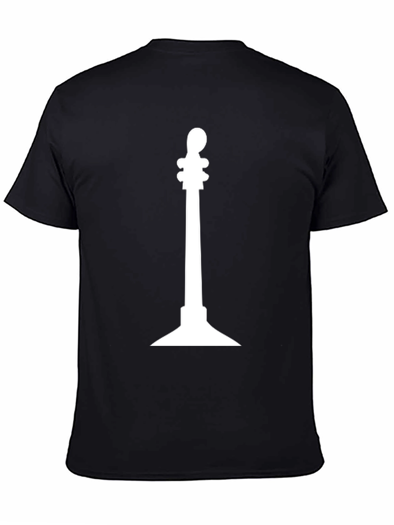 Black Violin Stand Graphic Tee - Musician Style view 4