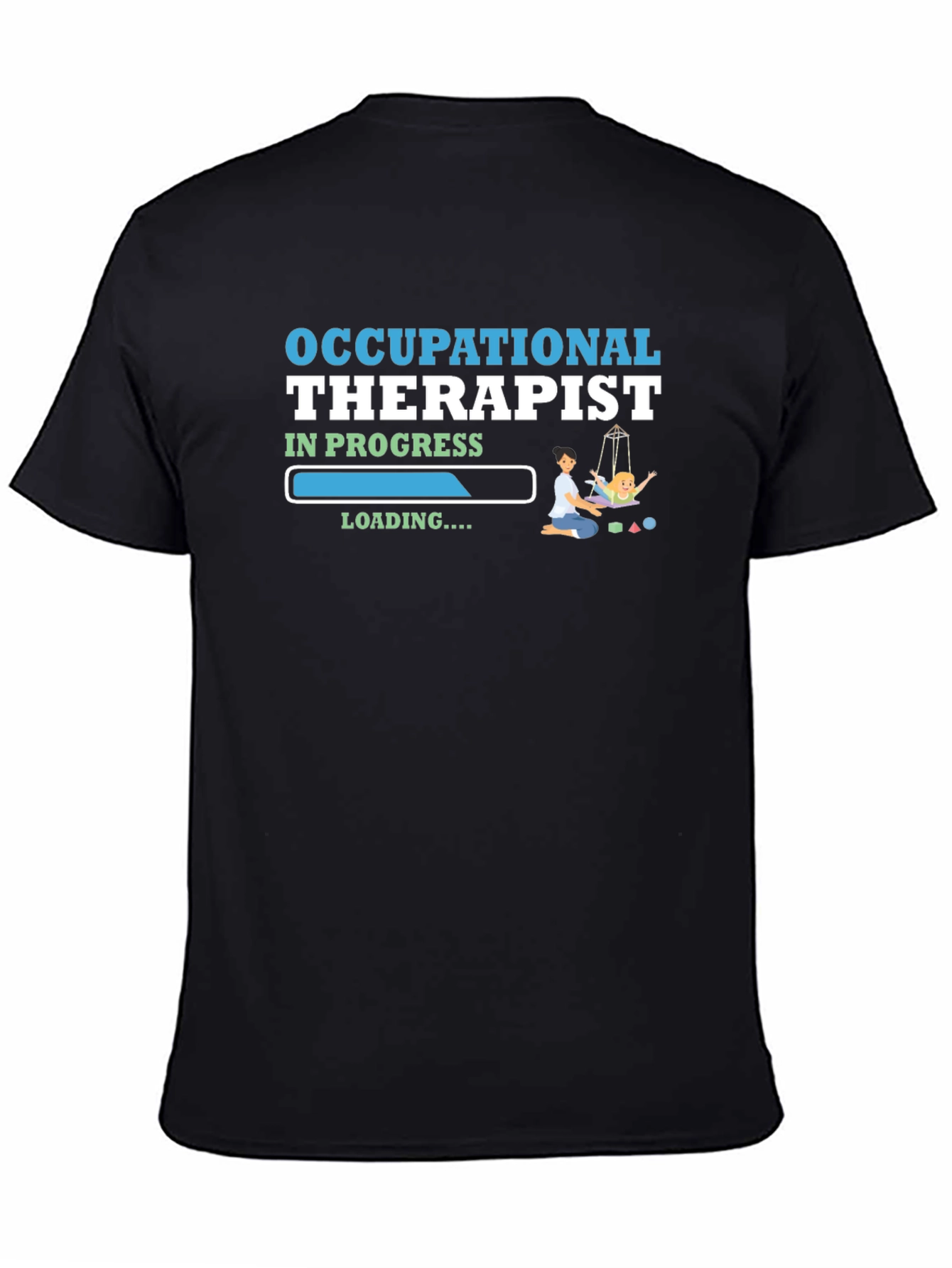 Black Occupational Therapist In Progress T-Shirt view 4