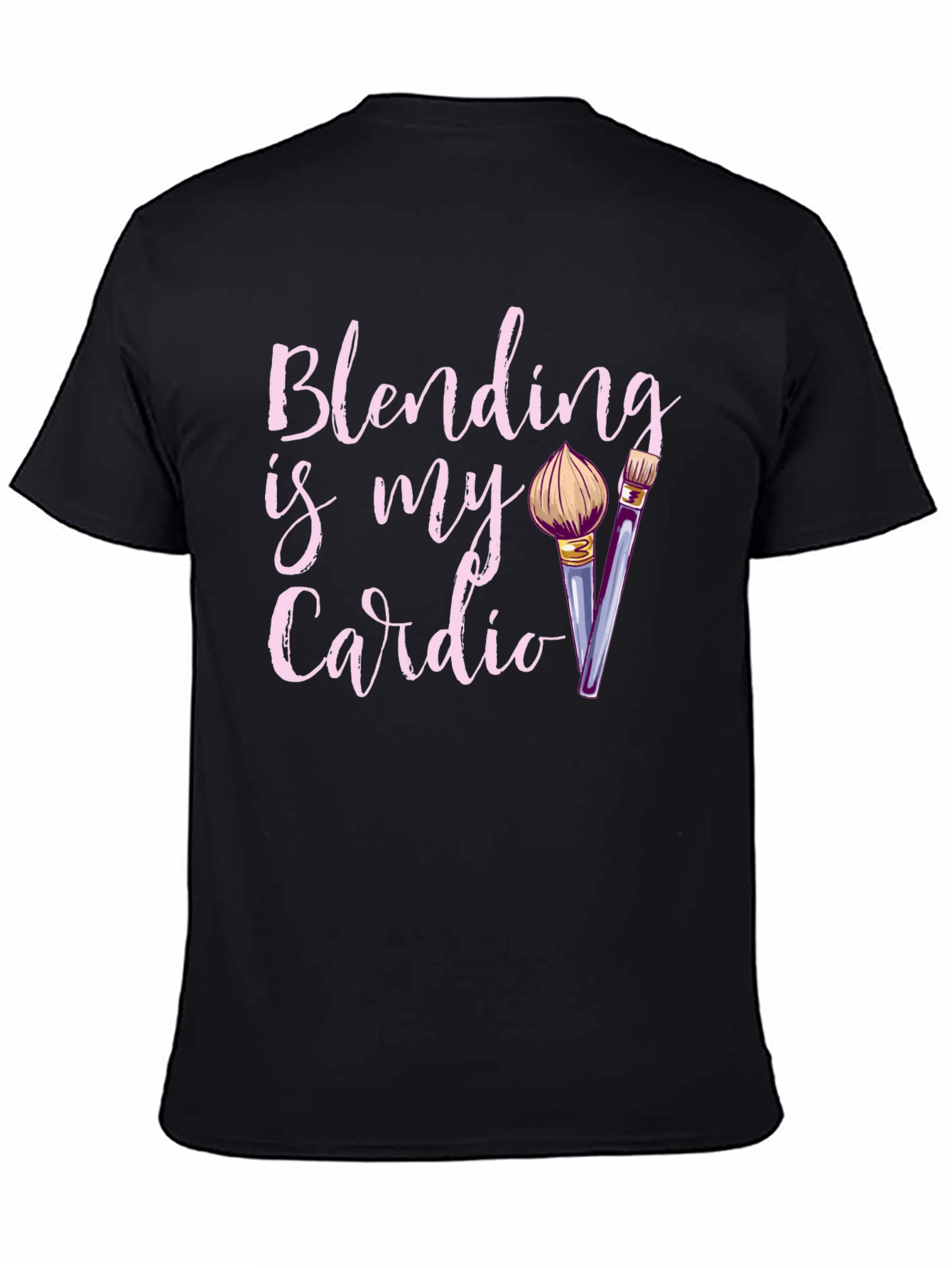 Black Blending Is My Cardio Graphic Tee view 4