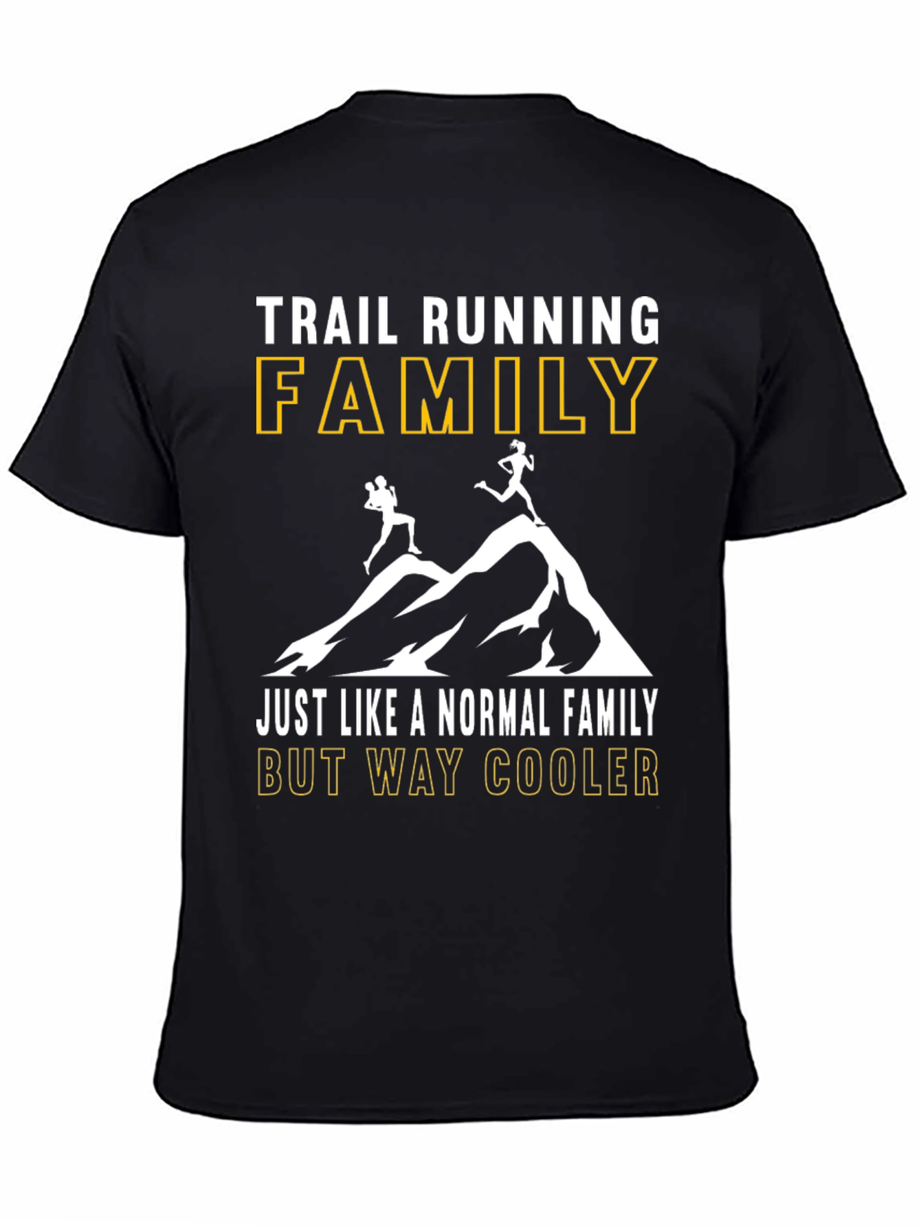Trail Running Family T-Shirt - Cool Runner Tee - 4