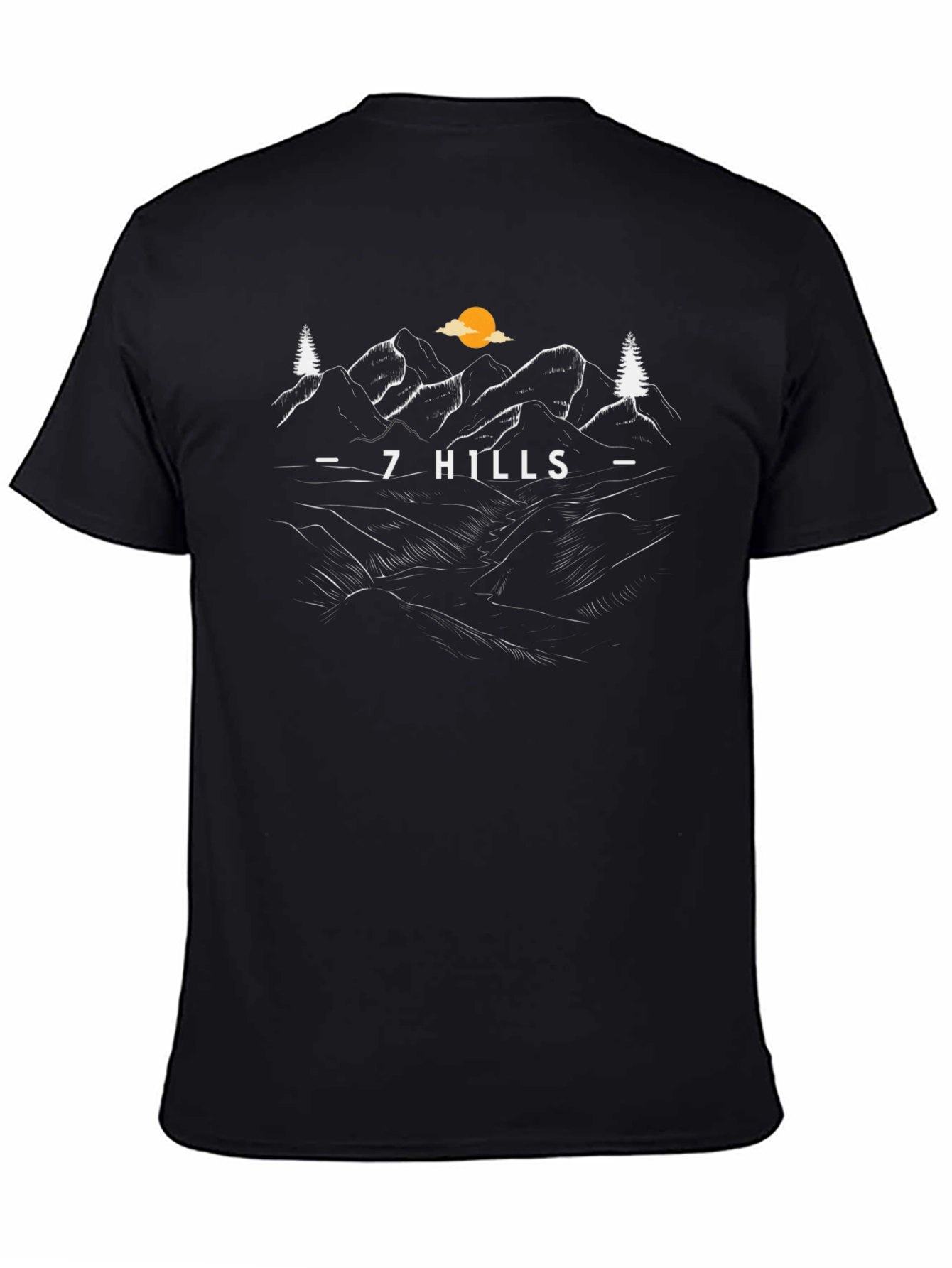 Black 7 Hills Graphic Tee - Adventure Awaits! view 4