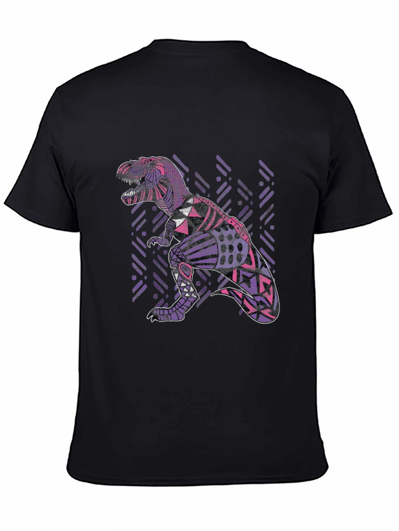 Black Dino Graphic Tee - Black T-Shirt view 4