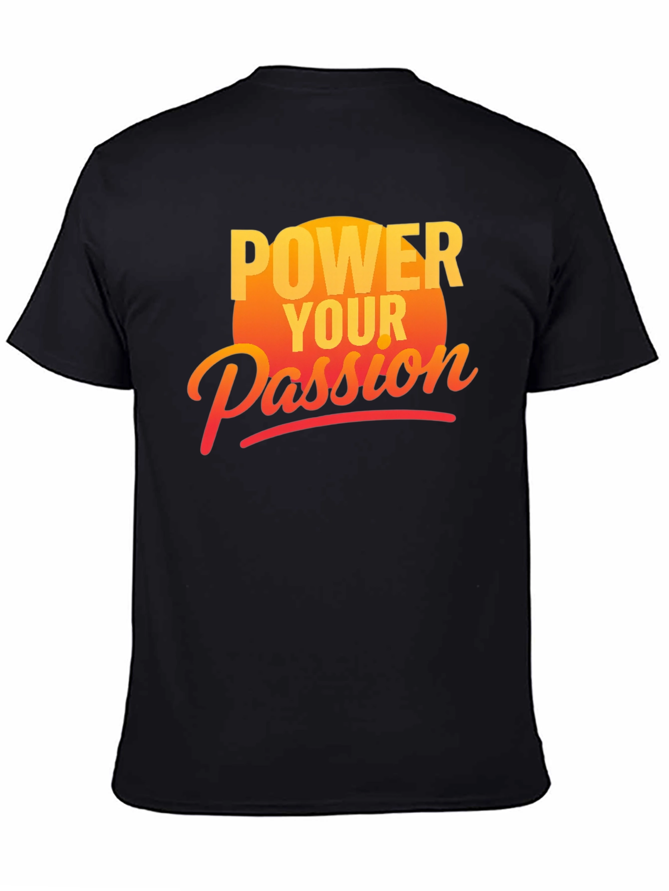 Black Power Your Passion Graphic Tee - Black view 4