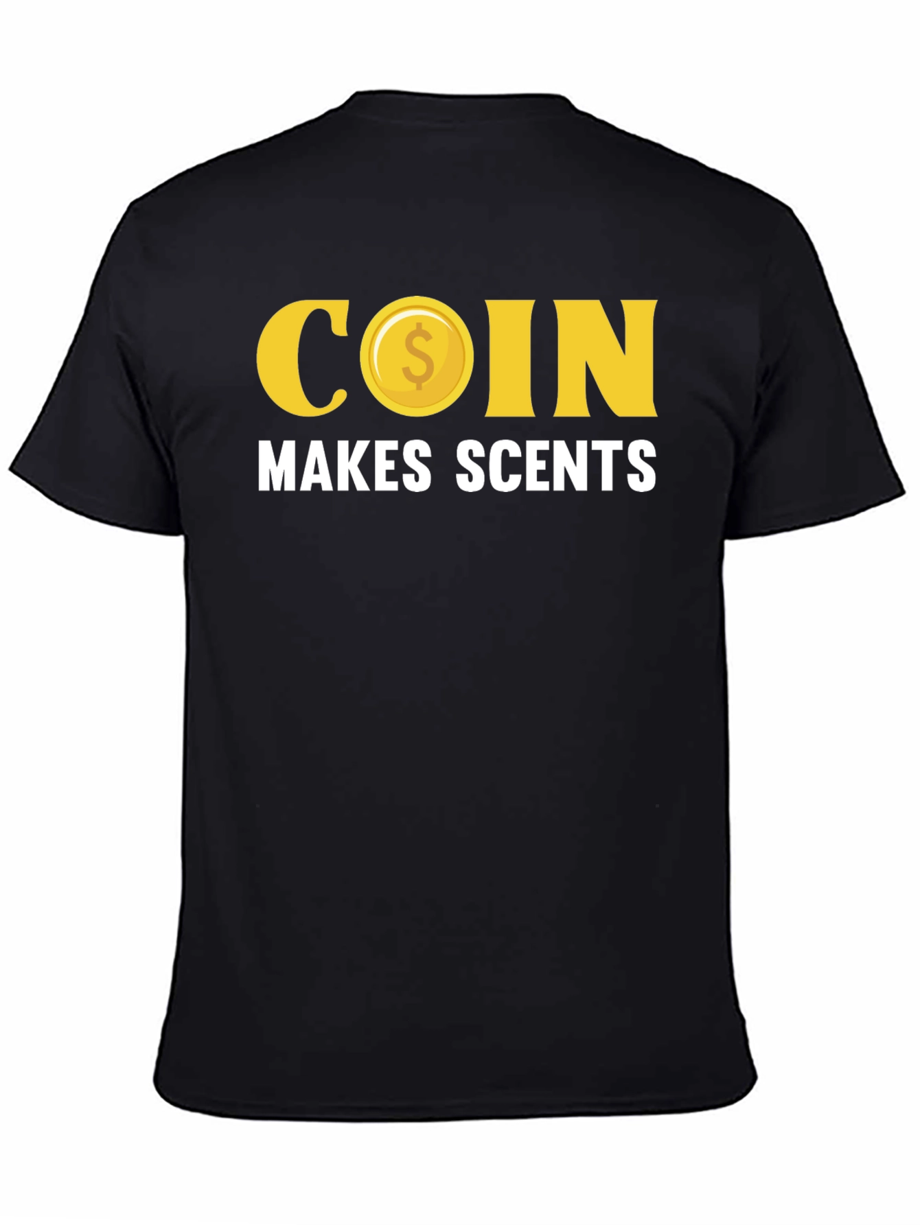 Black Coin Makes Scents Graphic Tee view 4