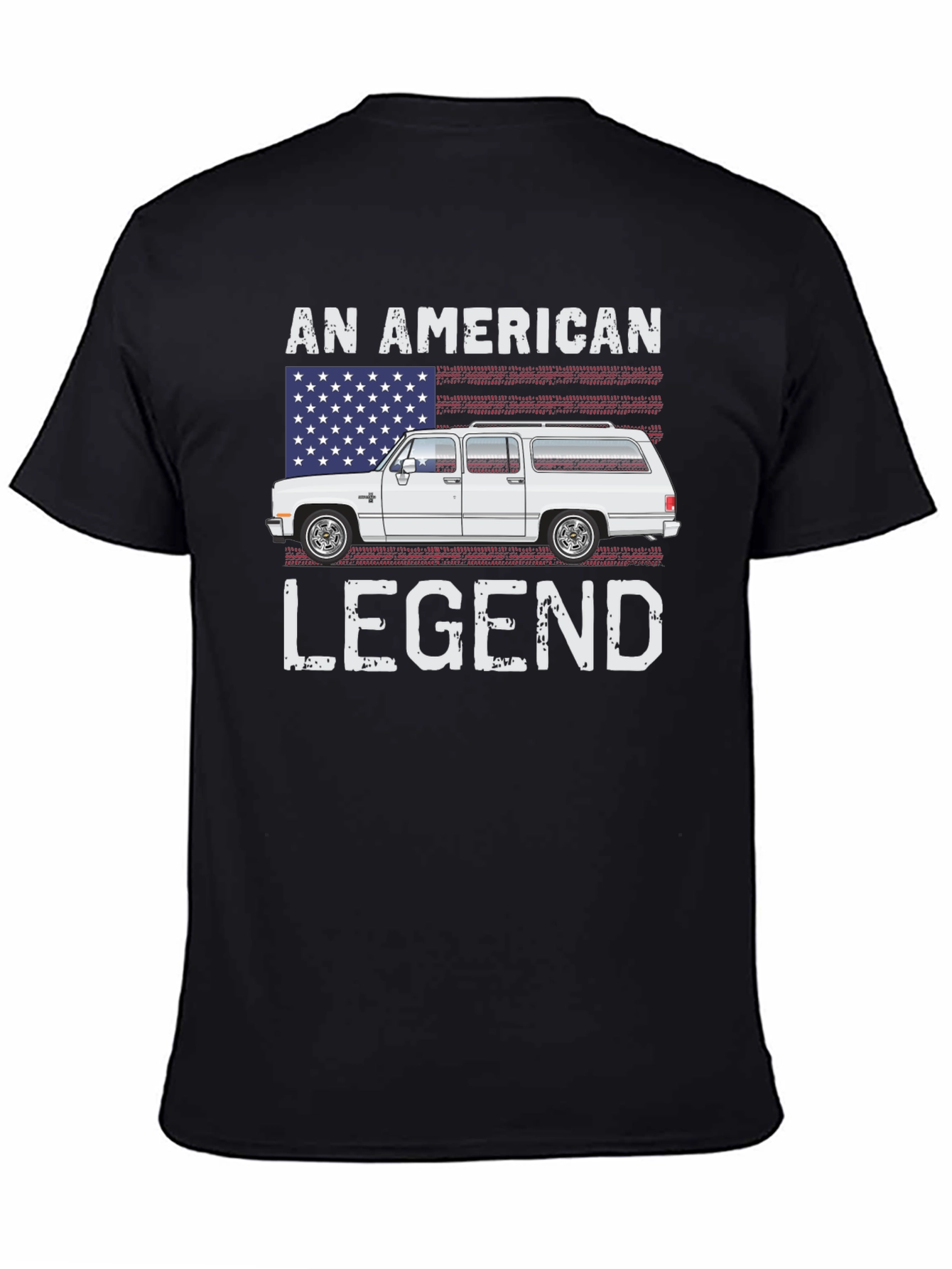 Black American Legend Truck T-Shirt view 4