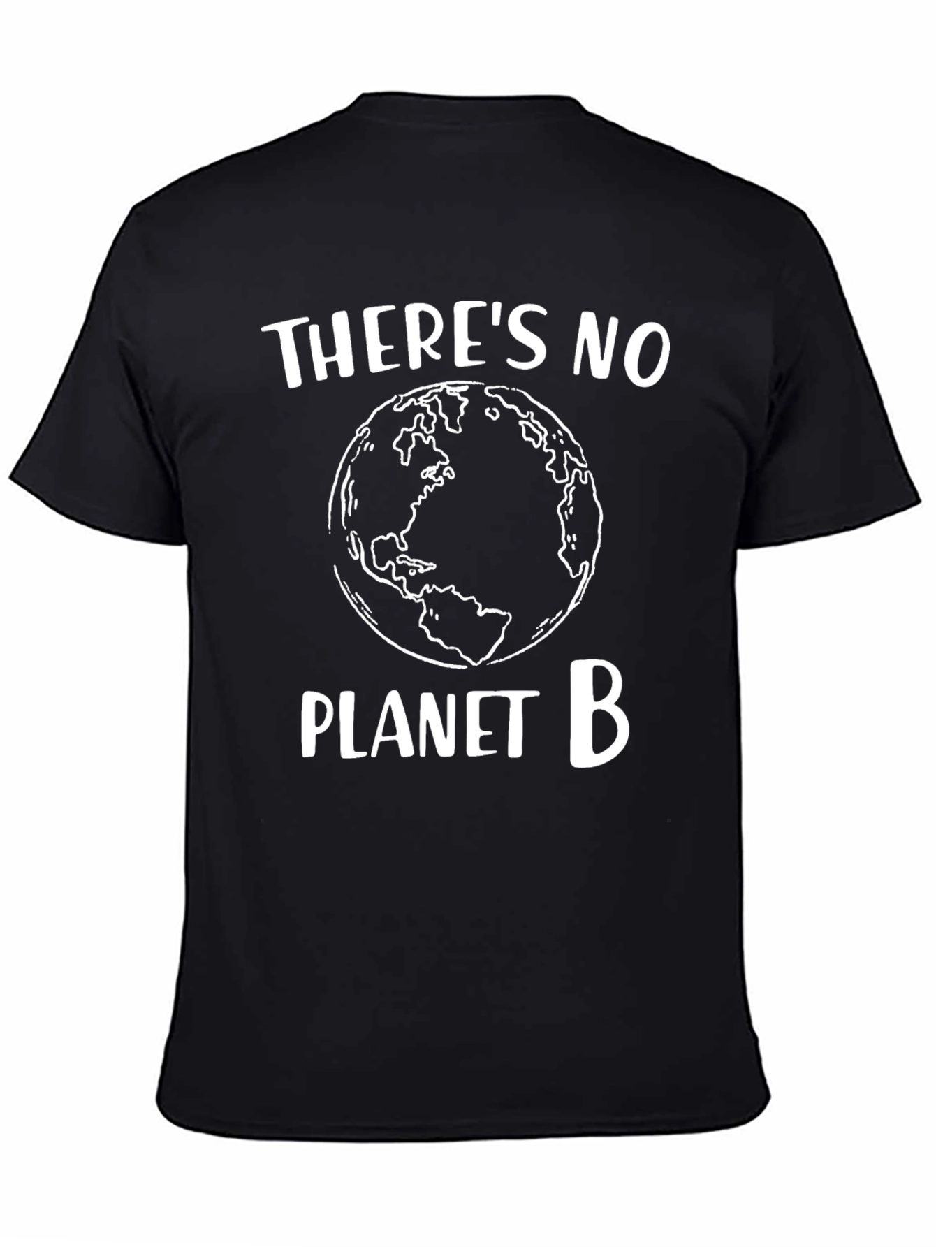 Black There's No Planet B T-Shirt view 4