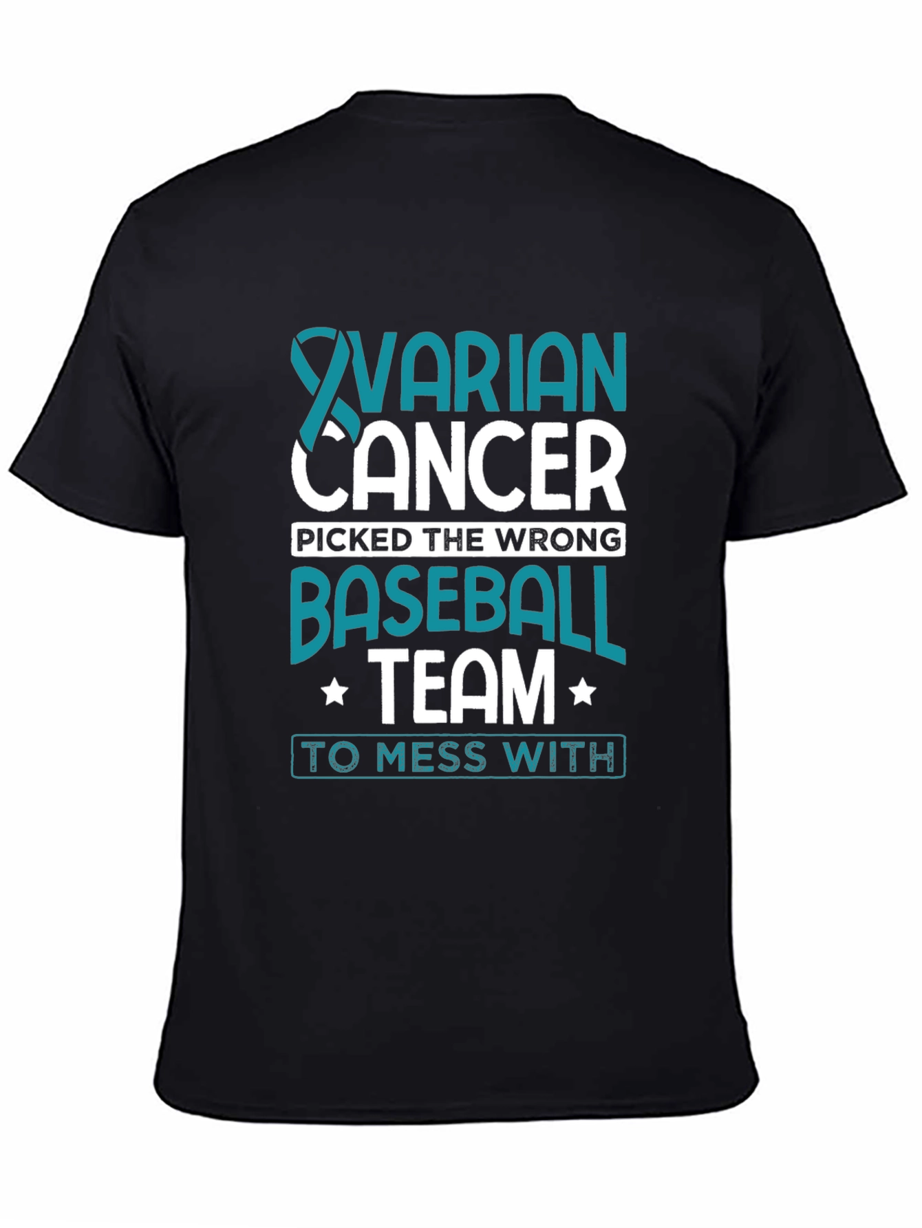 Ovarian Cancer Baseball Team T-Shirt - 4