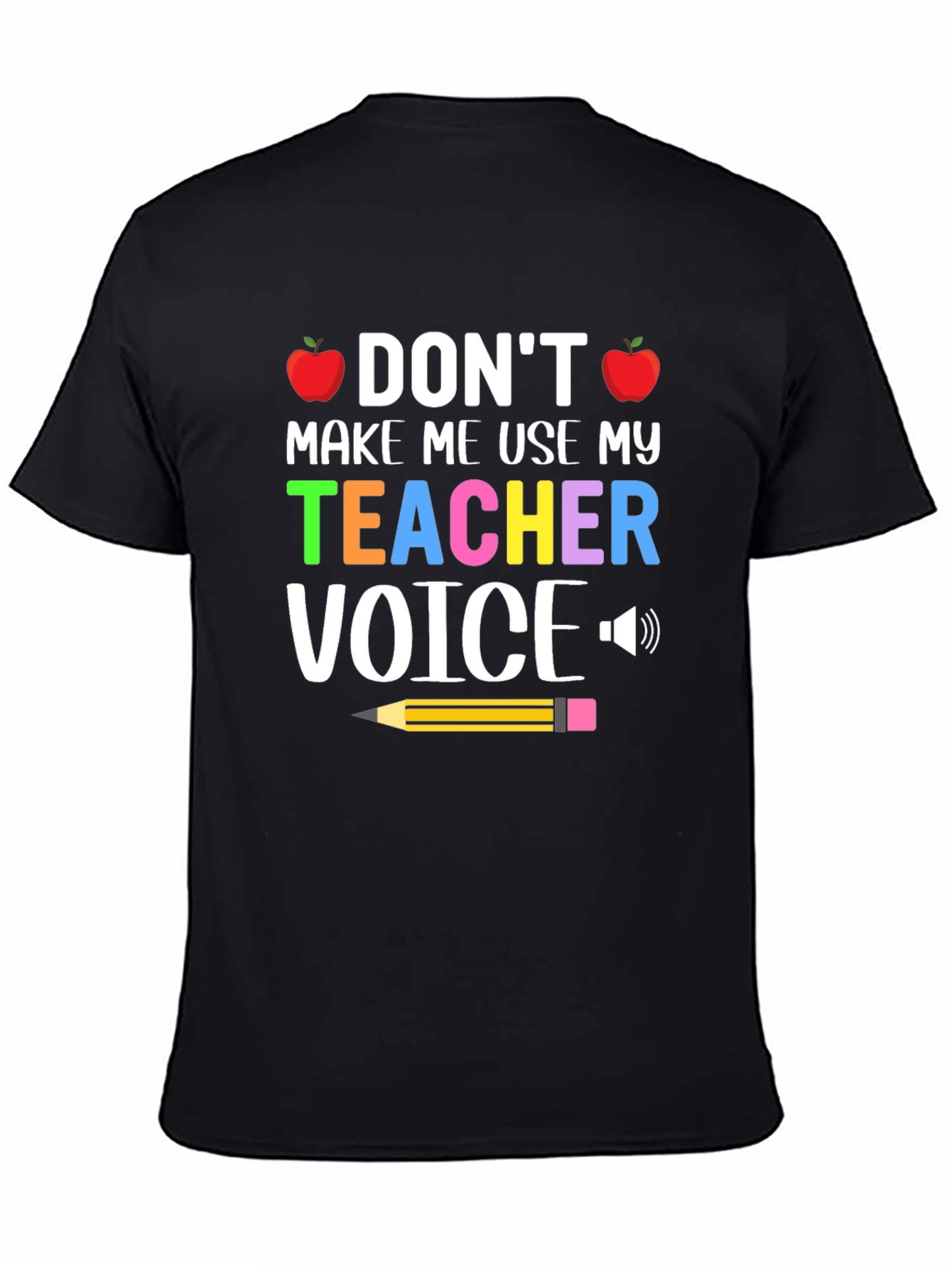 Black Teacher Voice T-Shirt view 4