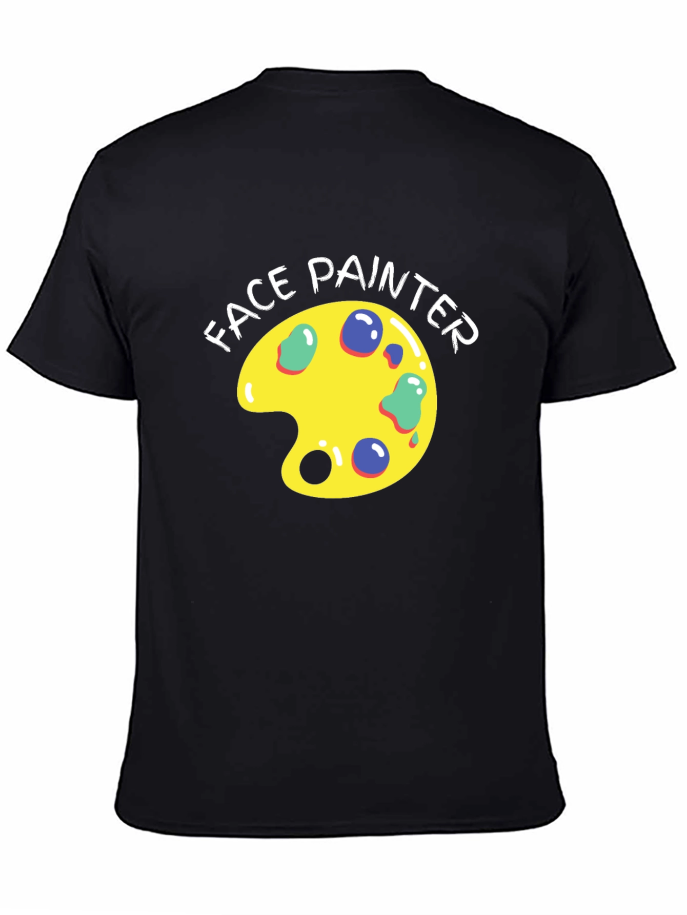 Face Painter T-Shirt - Artistic Palette Design - 4
