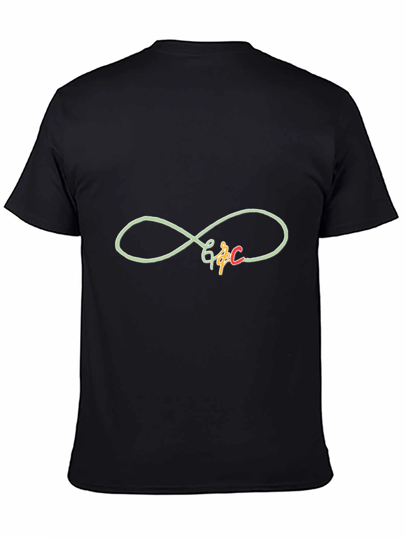 Black Infinity Love T-Shirt view 4