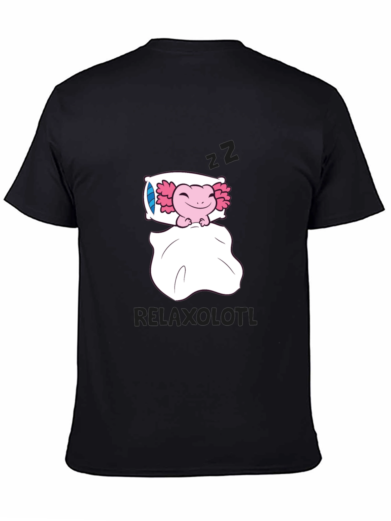 Relaxolotl T-Shirt: Sleepy Axolotl Design - 4