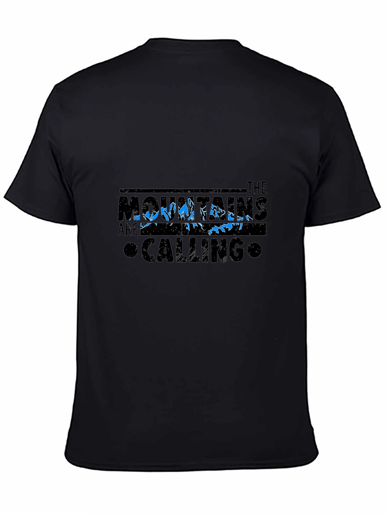 Black Mountains Are Calling Black T-Shirt view 4