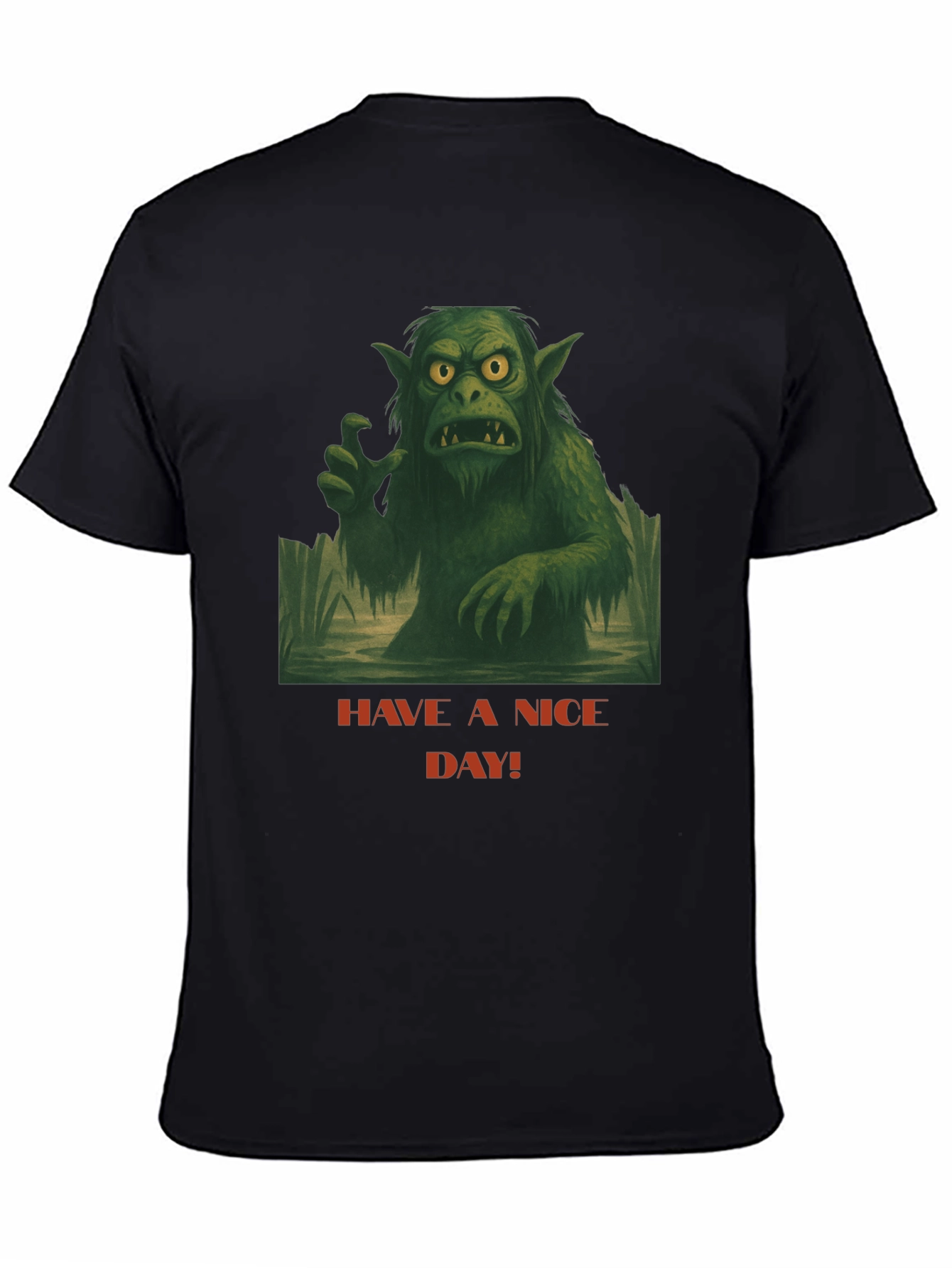Black Swamp Monster Tee - Have A Nice Day! view 4