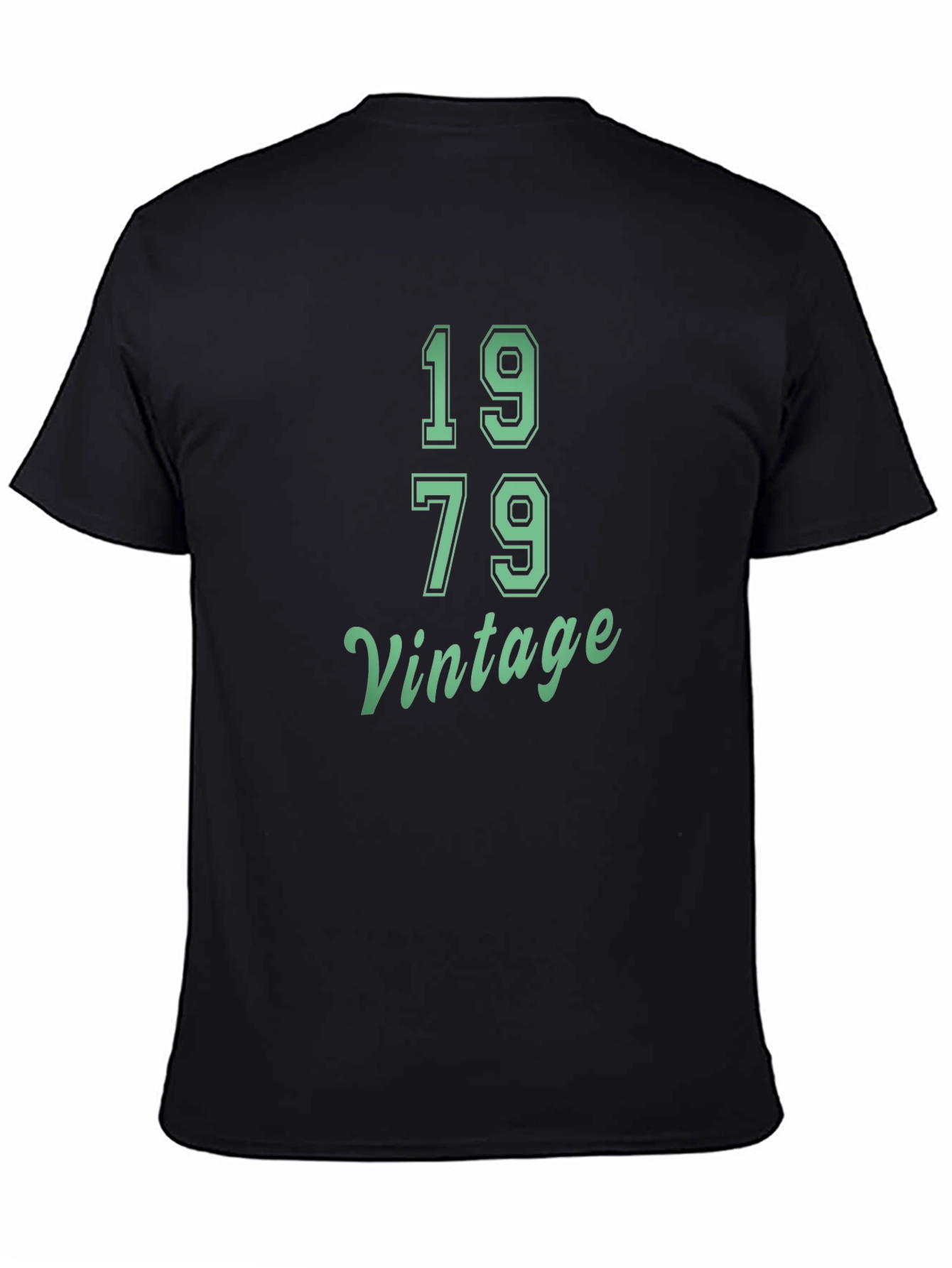 Black Vintage 1979 T-Shirt - Retro Birthday Gift view 4