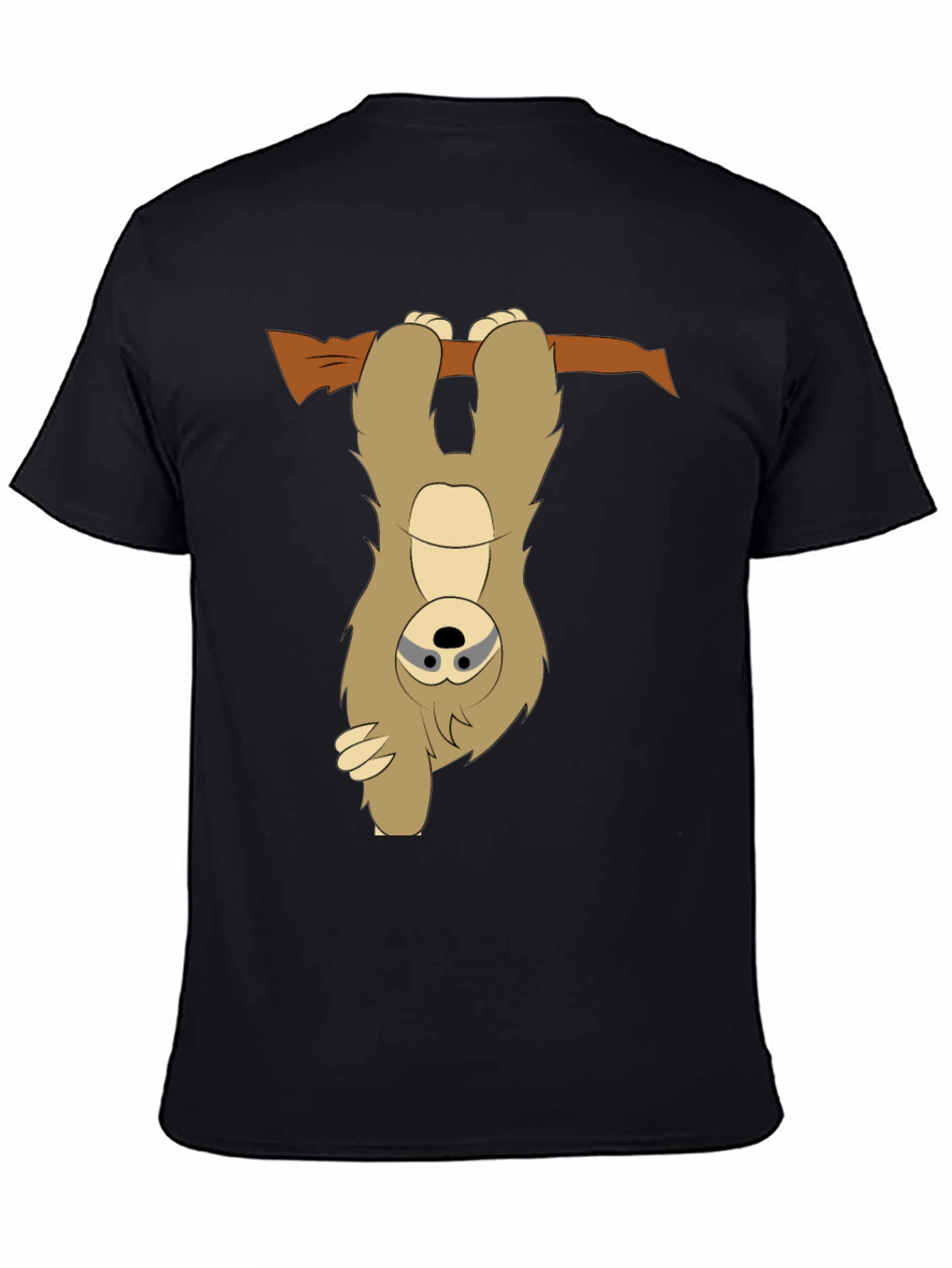 Sloth Hanging Upside Down Men's Graphic T-Shirt - 4