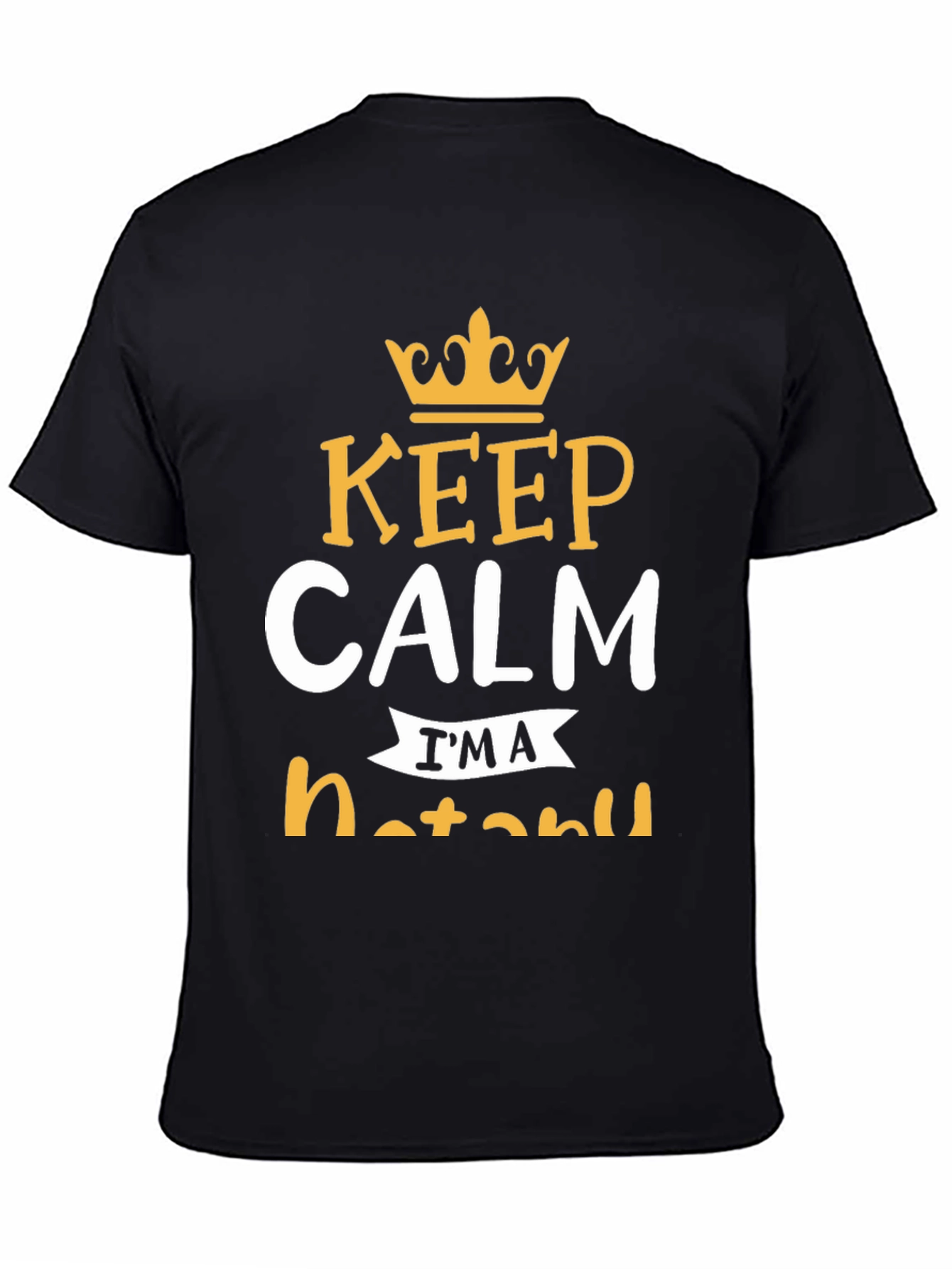 Black Keep Calm I'm A Hotaru T-Shirt view 4