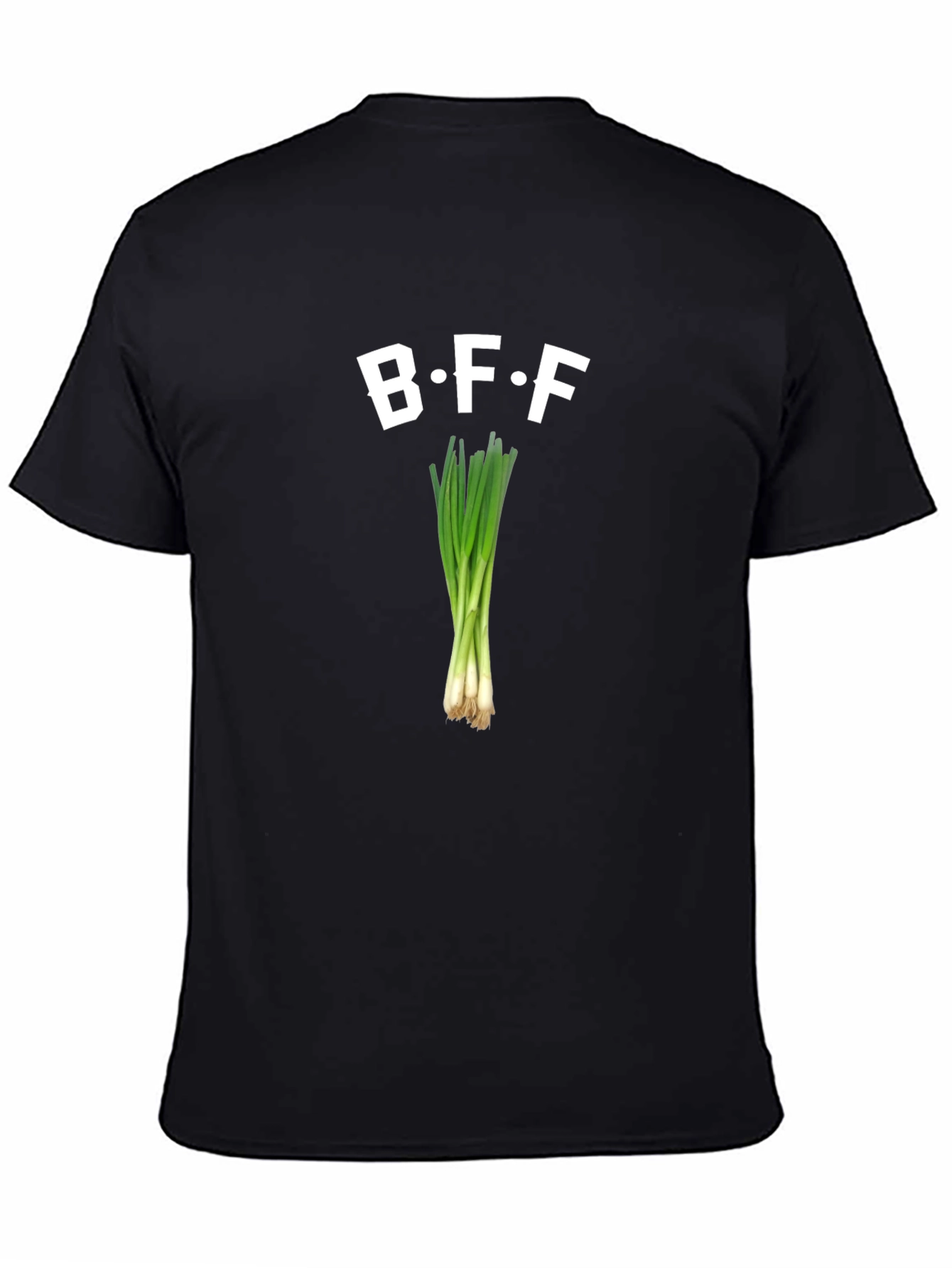 Black BFF Green Onion Graphic T-Shirt view 4