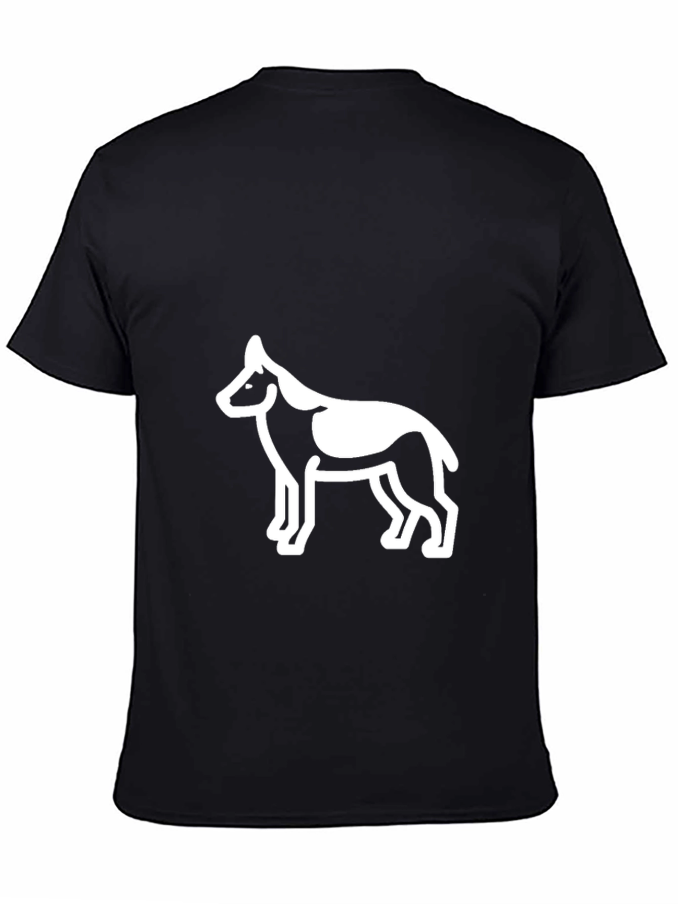 Black Dog Graphic Black T-Shirt view 4