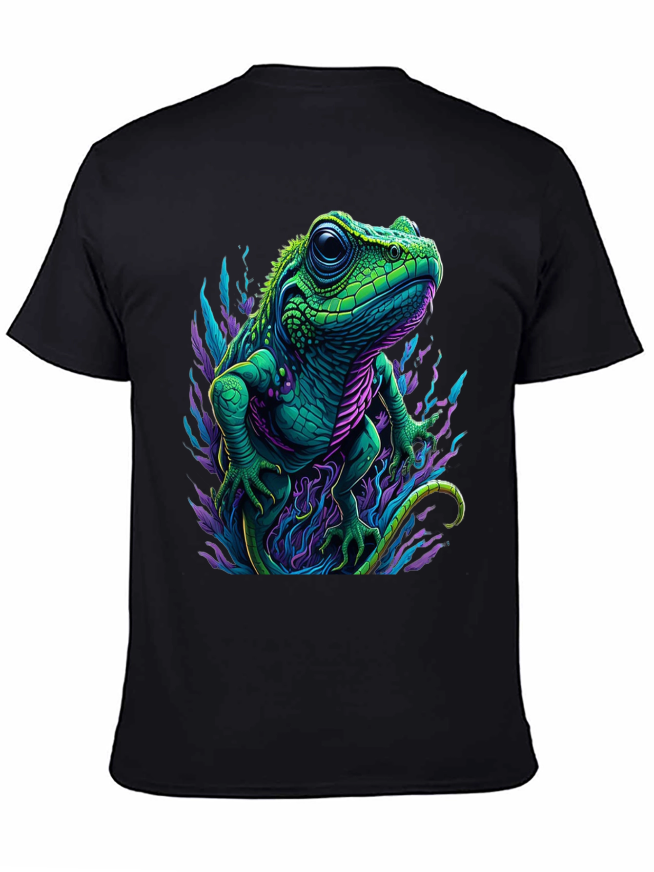 Black Lizard Graphic T-Shirt view 4