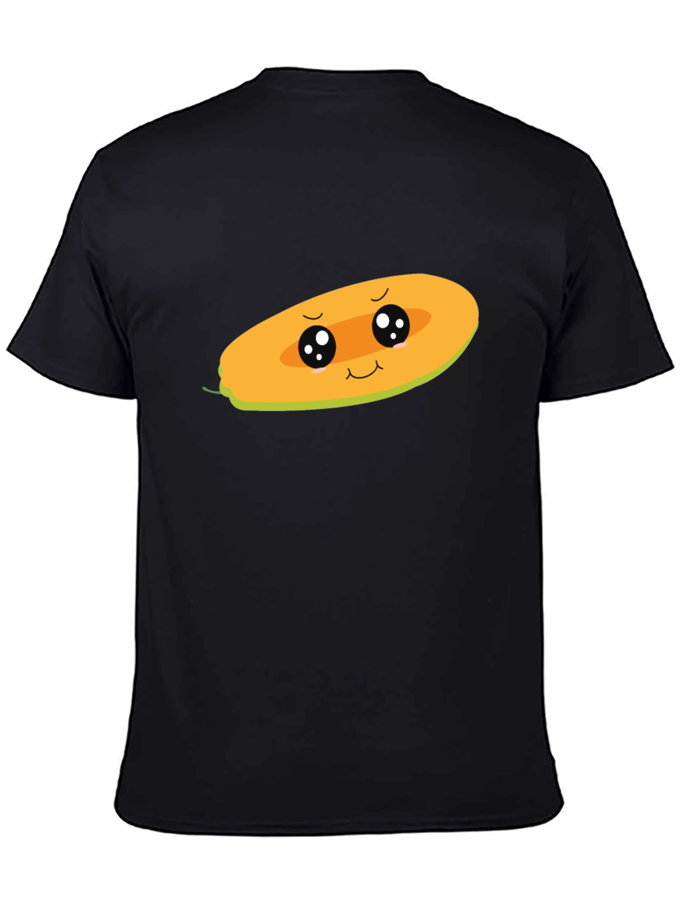 Black Kawaii Mango Graphic Tee - Cute Fruit Shirt view 4