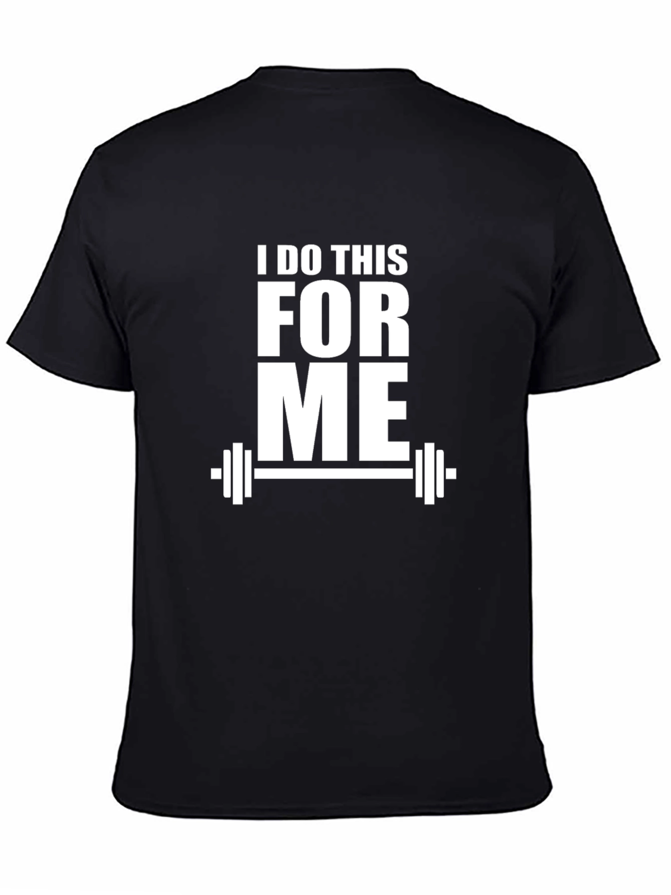 Black I Do This For Me Gym T-Shirt view 4