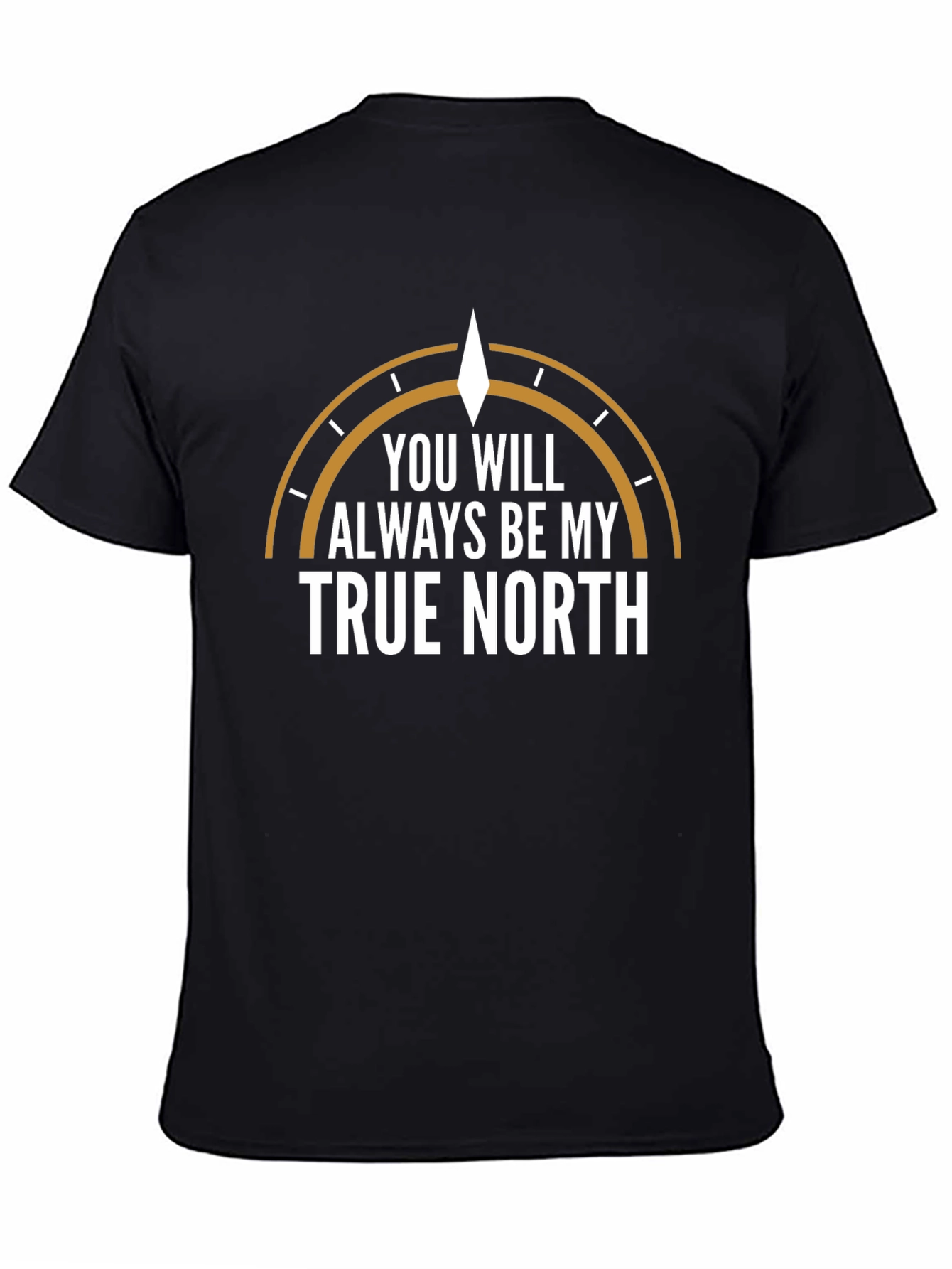 Black True North Graphic Tee - Always Be My True North view 4