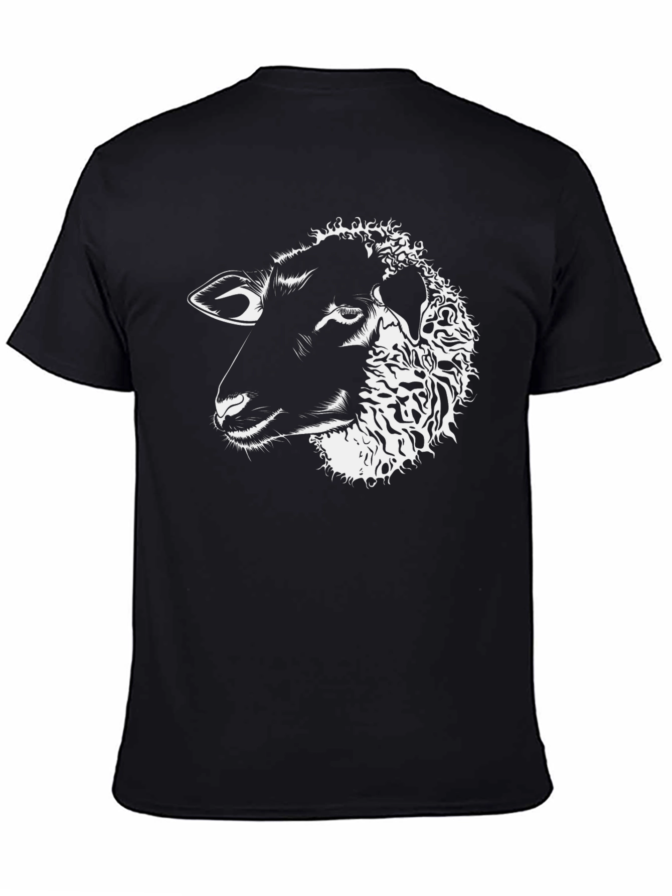 Black Black Sheep Graphic Tee - Unique Design view 4