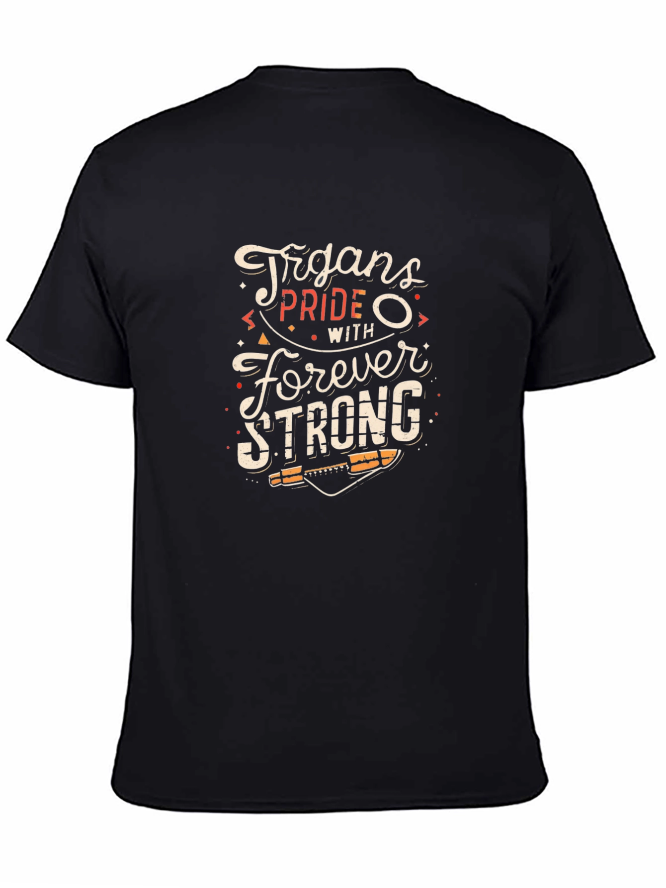 Black Organs Pride Forever Strong Black T-Shirt view 4