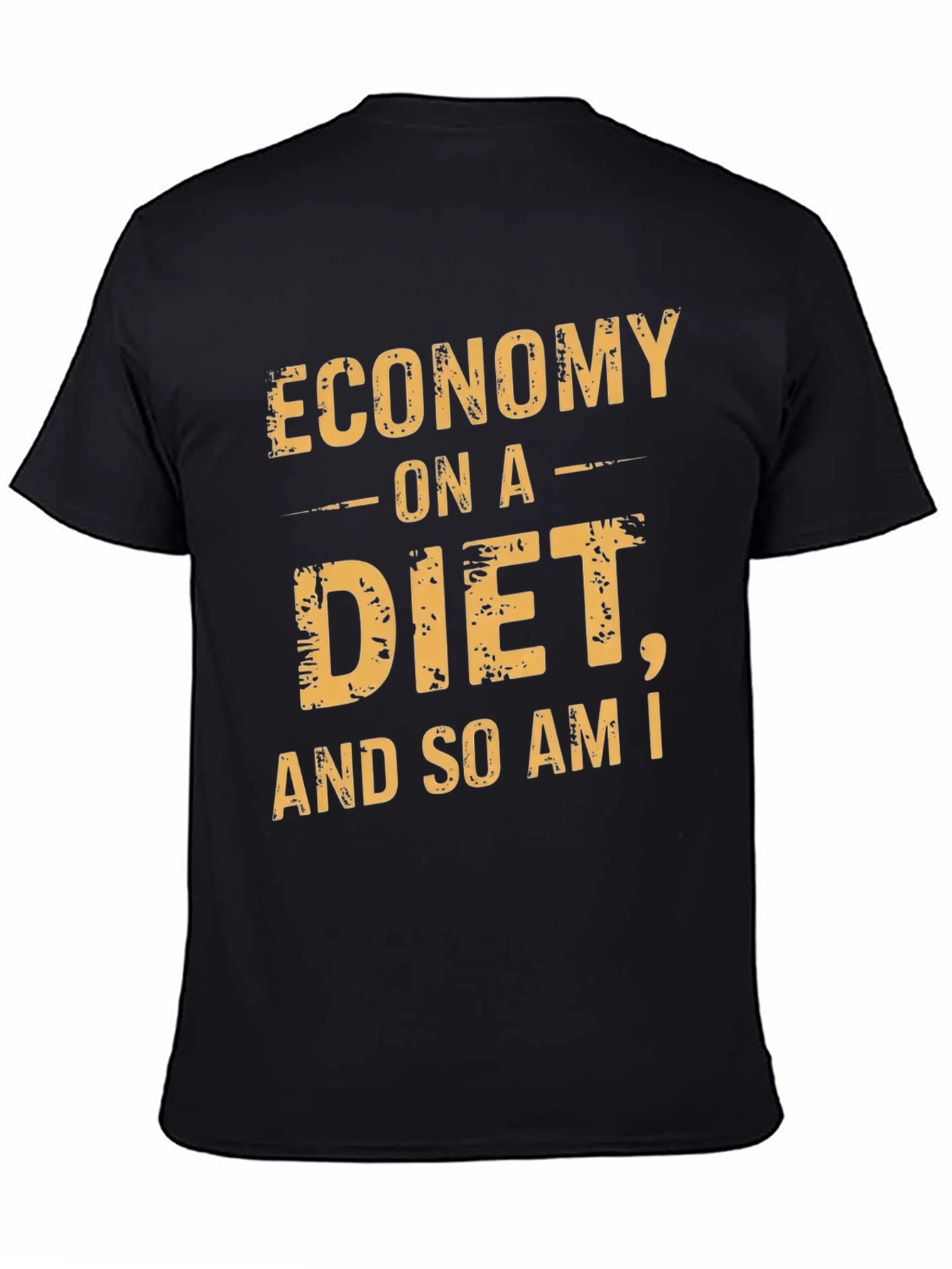 Black Economy on a Diet Graphic Tee view 4