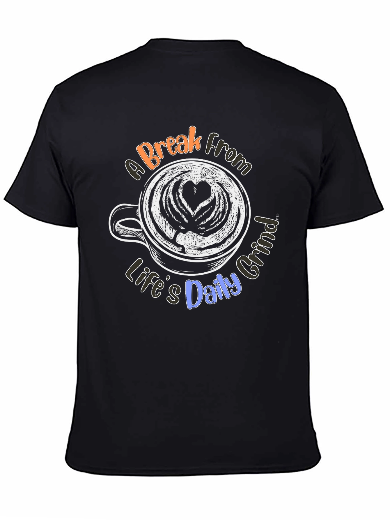 Coffee Break T-Shirt - Daily Grind Relax - 4