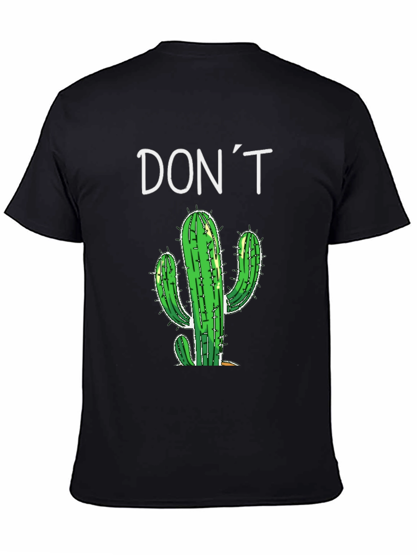 Black Don't Prick Me Cactus Graphic Tee - Unisex view 4