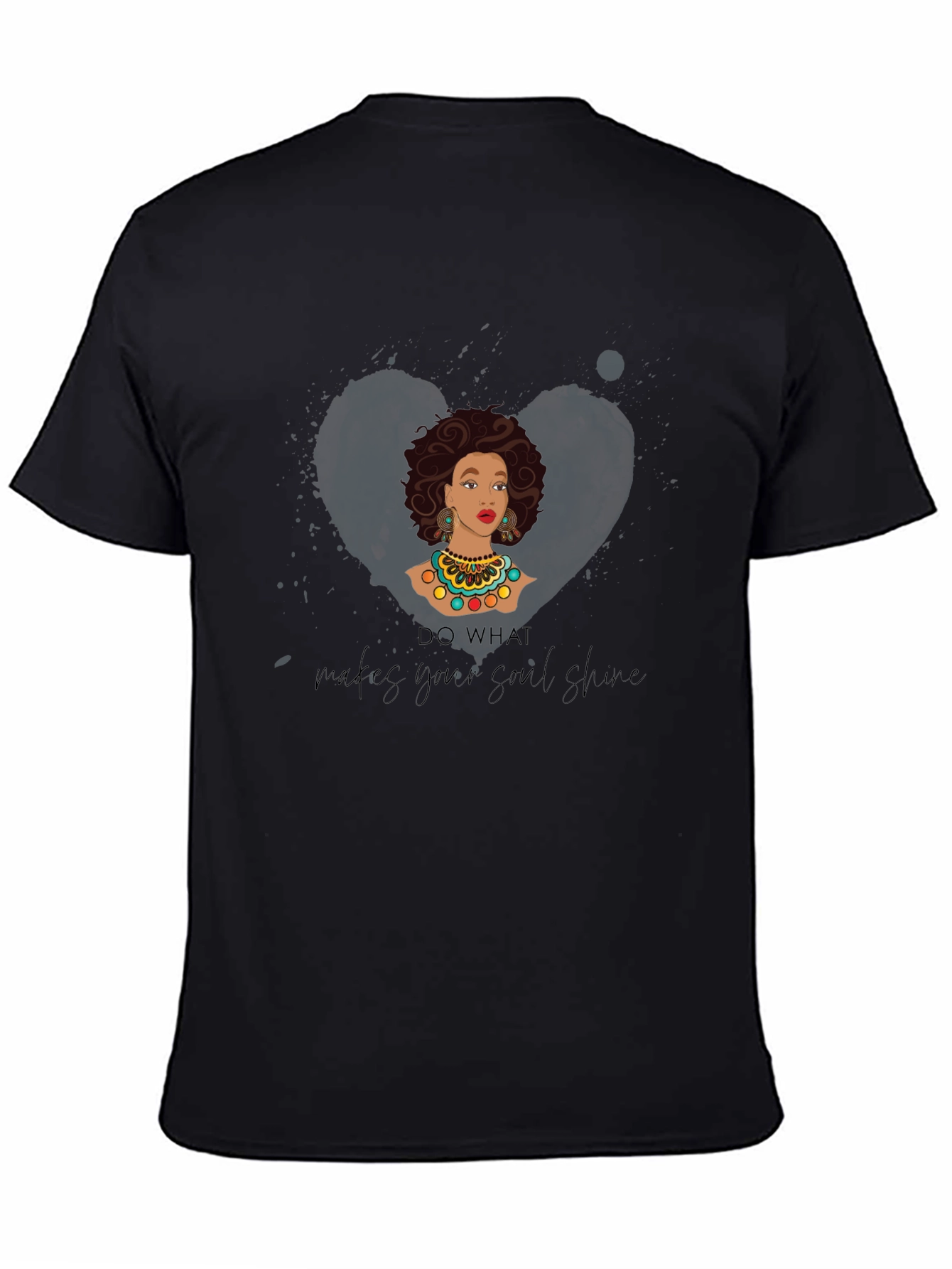 Black Empowered Soul Shine Graphic Tee view 4