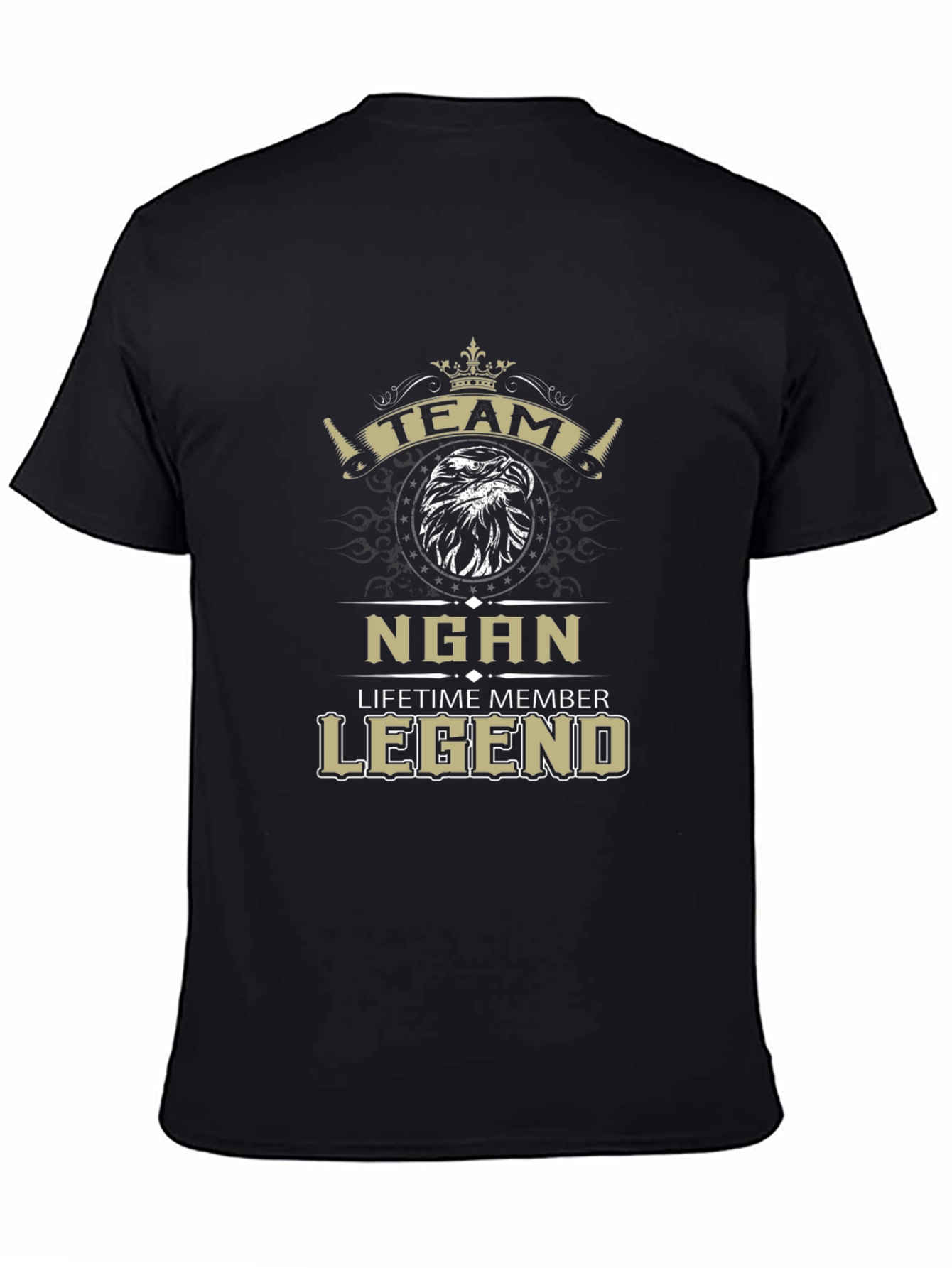 Black Team Ngan Legend T-Shirt view 4