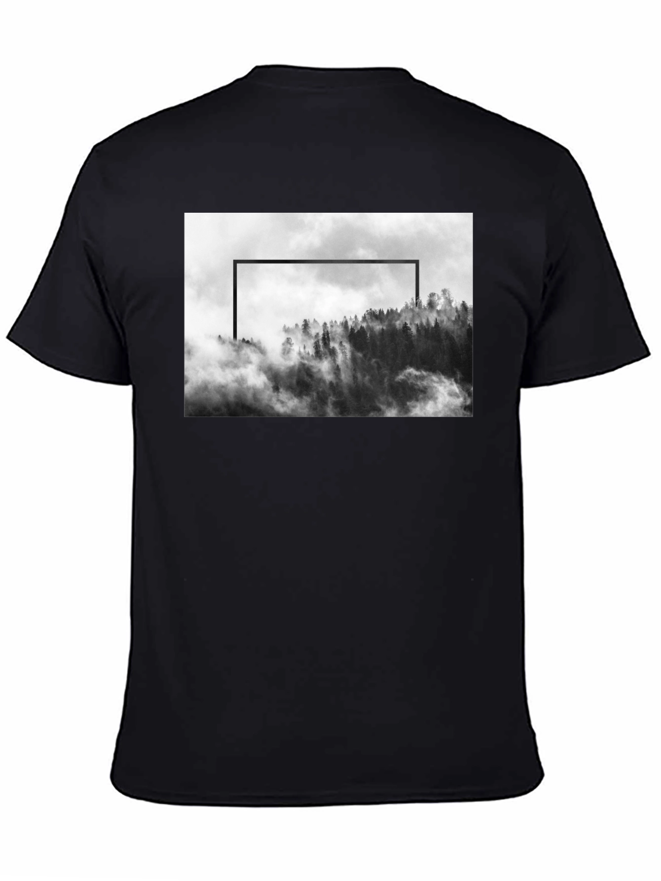 Black Mountain Framed Black T-Shirt view 4