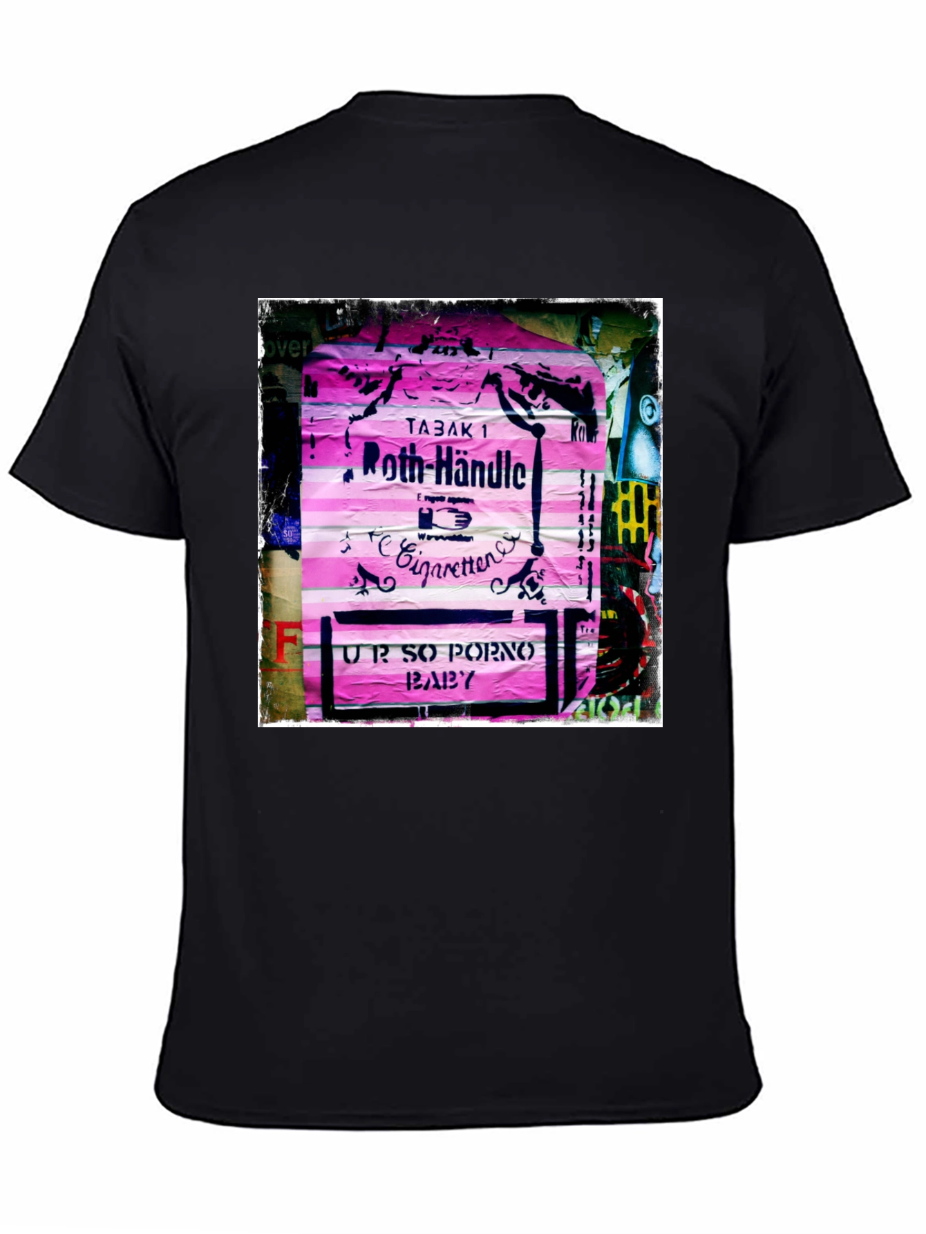 Black Roth-Händle Cigarettes Graphic Tee view 4