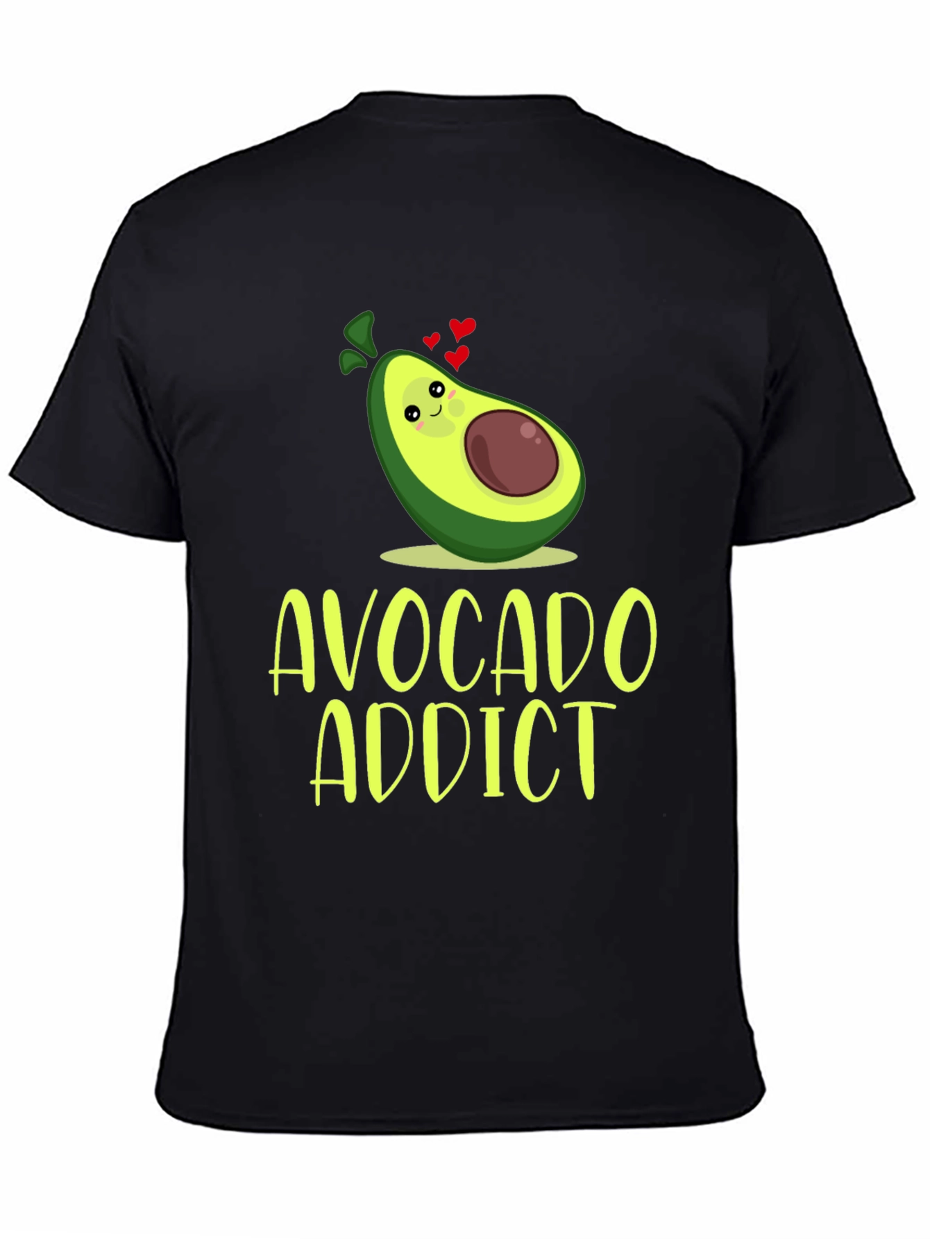 Black Avocado Addict Graphic Tee - Cute & Comfy view 4