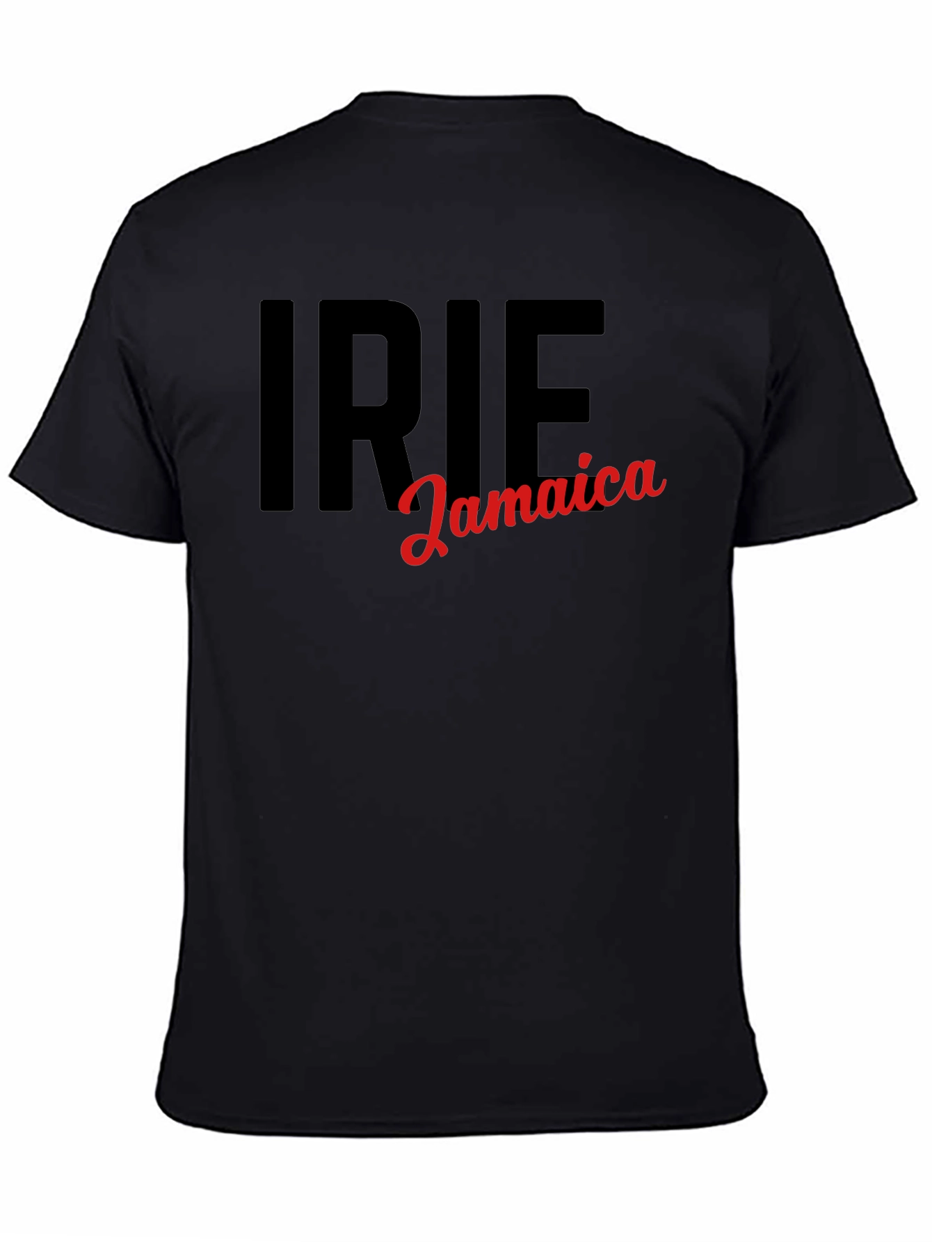 Black Irie Jamaica Black Graphic T-Shirt view 4