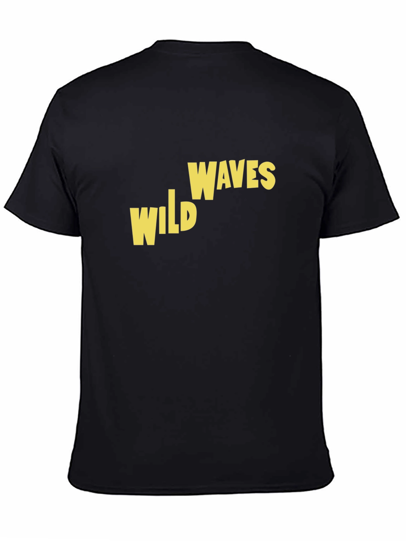 Black Wild Waves Graphic Tee - Retro Summer Vibes view 4