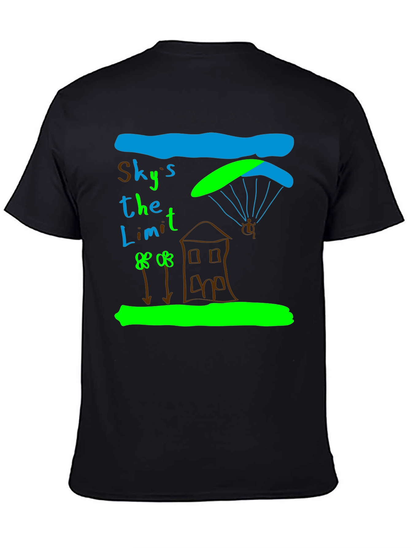 Black Sky's the Limit Graphic T-Shirt view 4