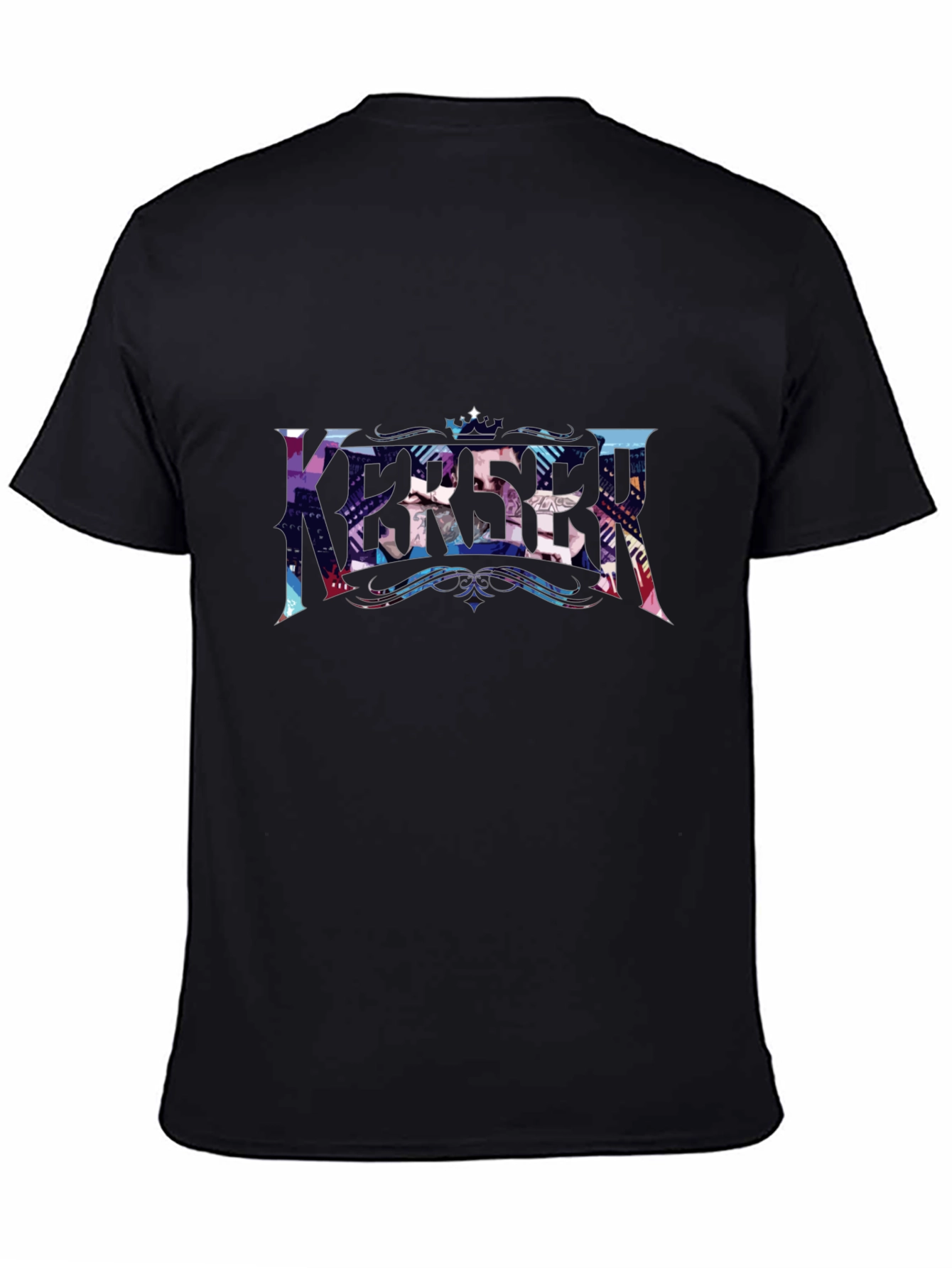 Black Kresev Band Tee - Unique Design view 4