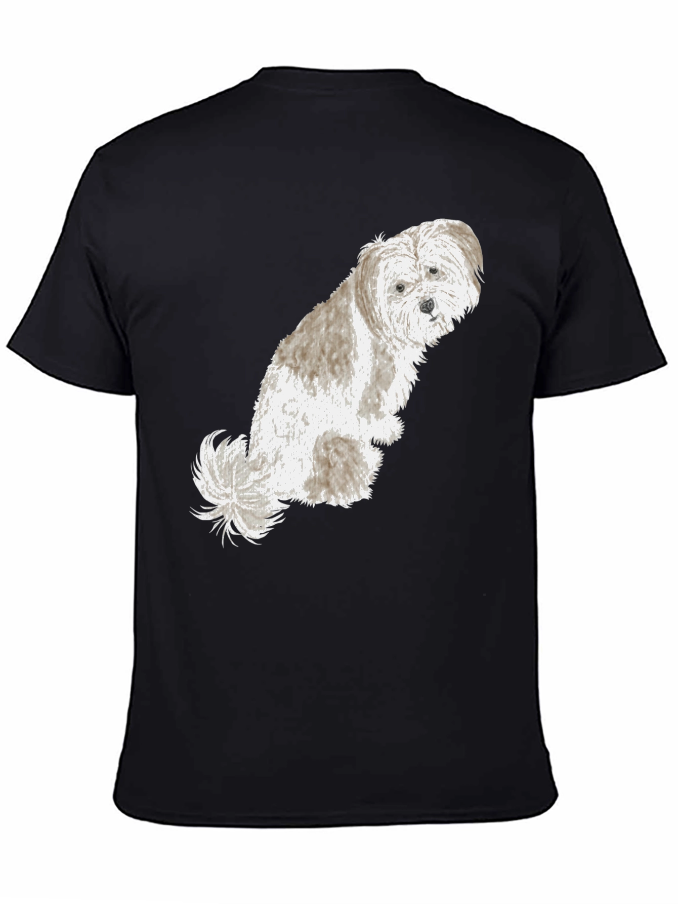 Black Dog Graphic T-Shirt - Black view 4