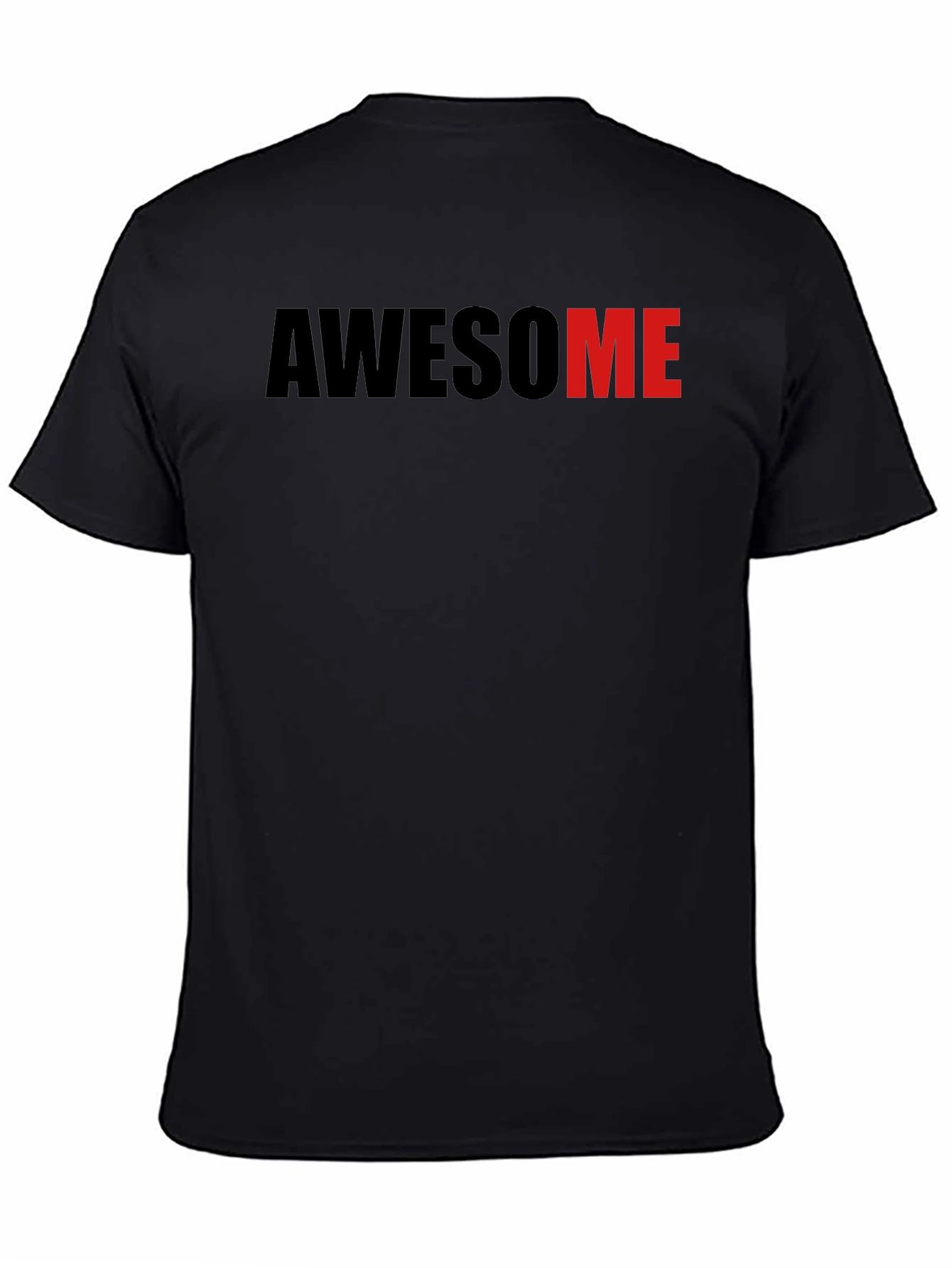 Black Awesome Graphic Tee - Black T-Shirt view 4